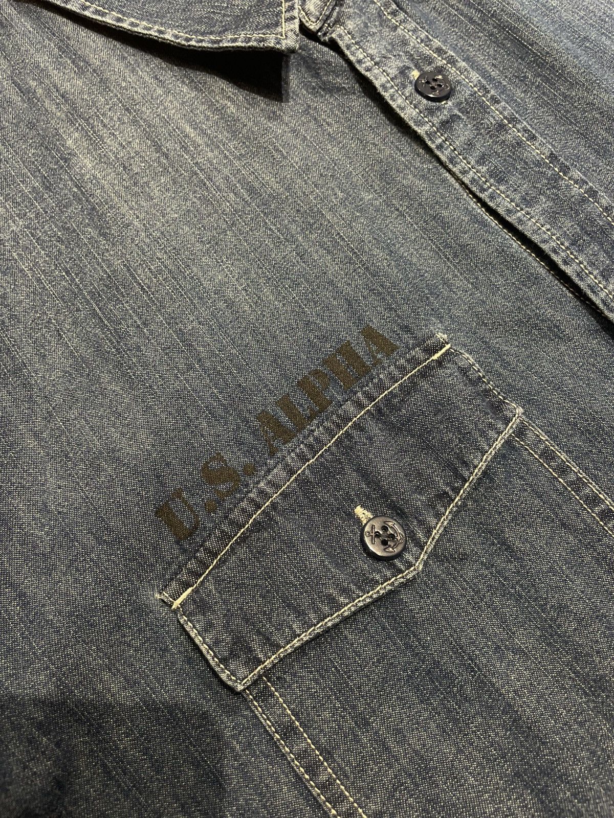 Alpha Industries Alpha Industries denim shirt Size US L / EU 52-54 / 3 - 5 Thumbnail