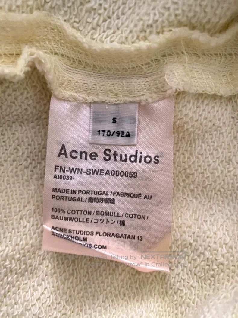 Acne Studios Acne Studios Cute Bear Letter Sweatshirt, Autumn and Winte Size S / US 4 / IT 40 - 4 Thumbnail