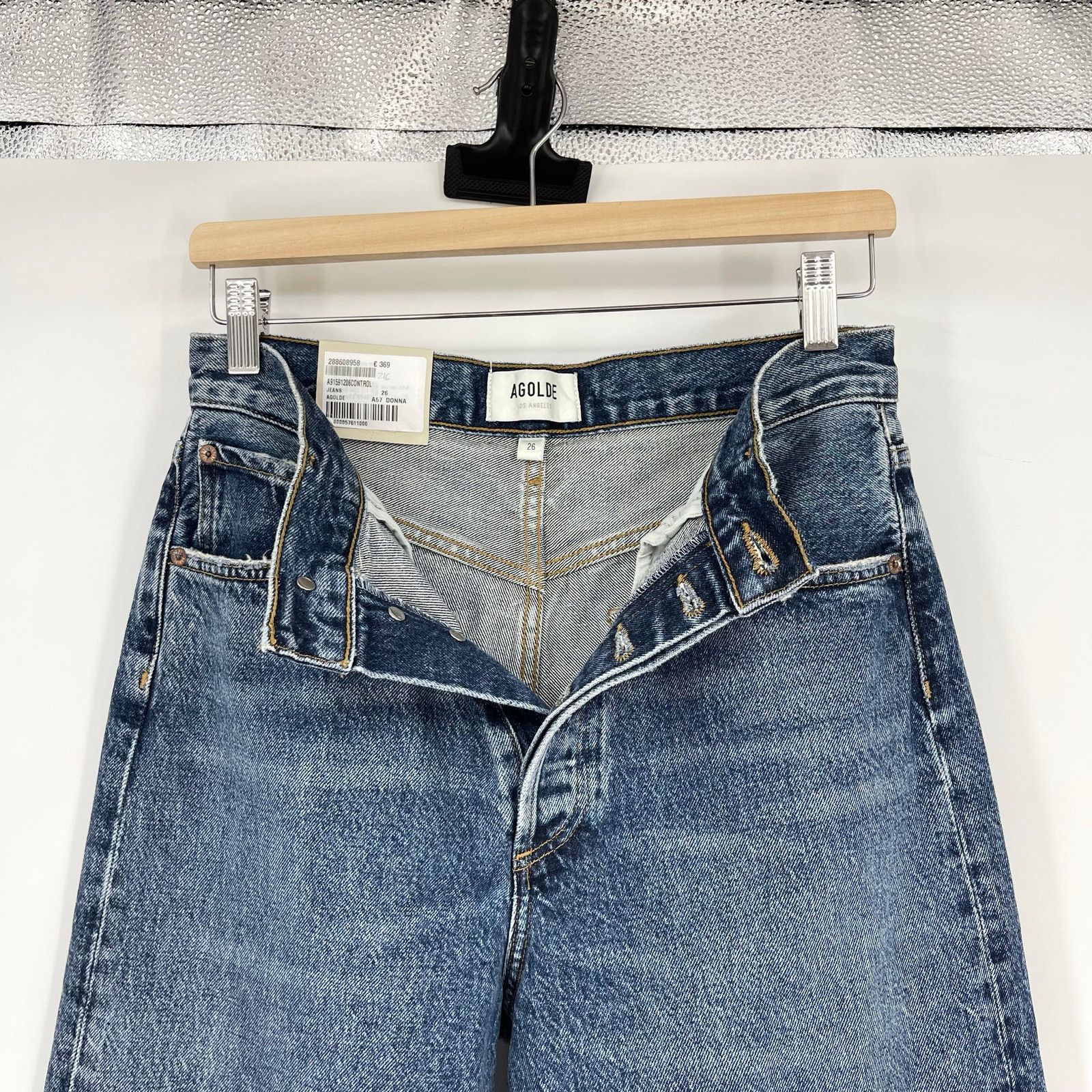 Agolde AGOLDE | NWT Dame High Rise Wide Leg Cuffed Jeans Control 26 Size 26" / US 2 / IT 38 - 7 Thumbnail