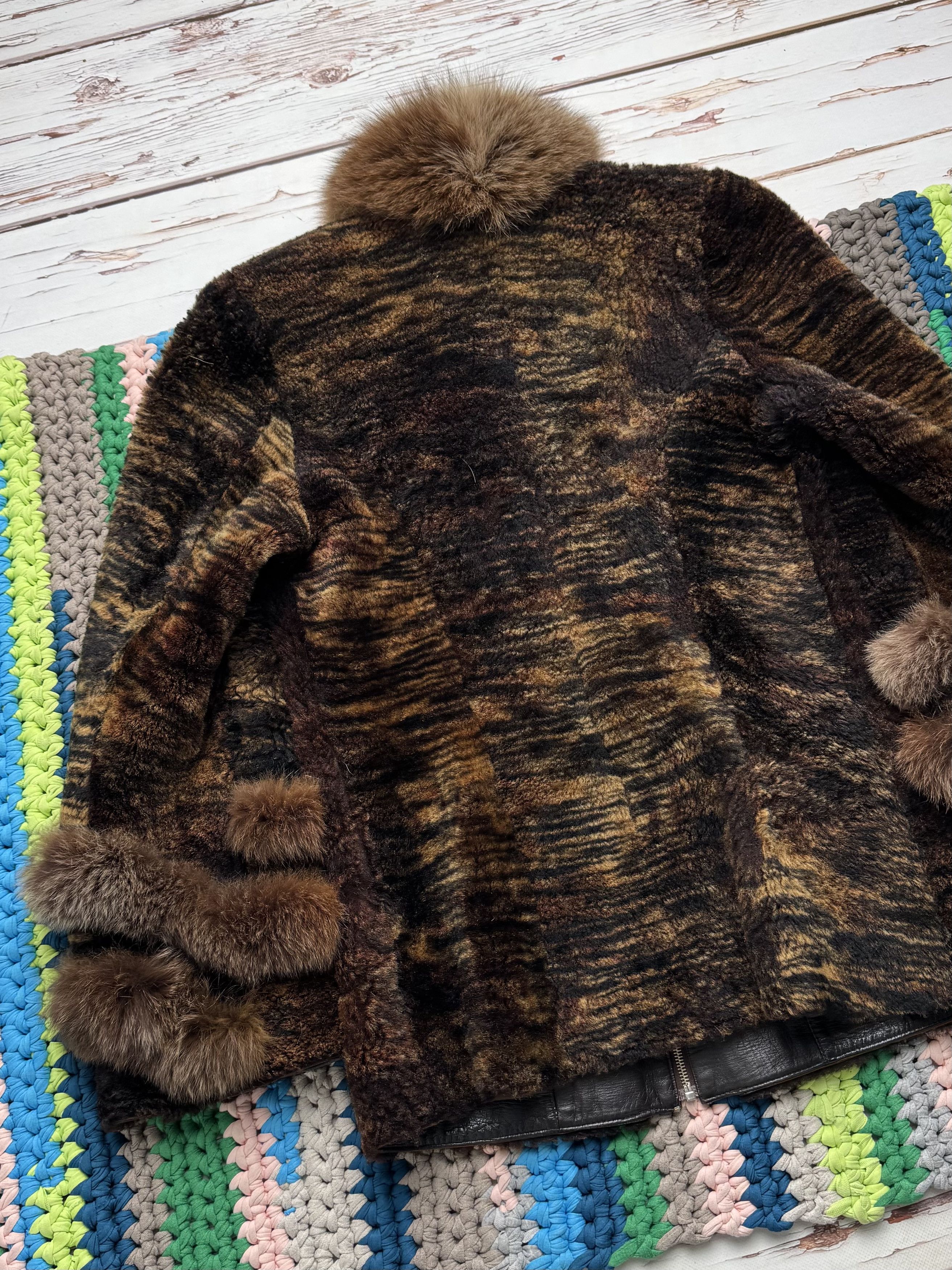 Vintage Vintage Real Sheepskin Coat With Real Fur Details (D10)(D15) Size M / US 6-8 / IT 42-44 - 12 Thumbnail