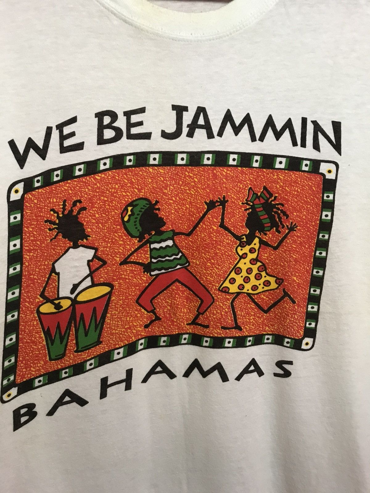 Vintage Vintage we be jammin streetwear tee Size US L / EU 52-54 / 3 - 3 Thumbnail