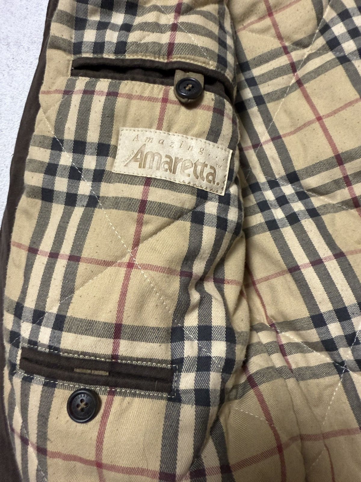 Burberry × Vintage Vintage Burberry Coat Jacket Amaretta Mens 48 Size Size US L / EU 52-54 / 3 - 14 Thumbnail
