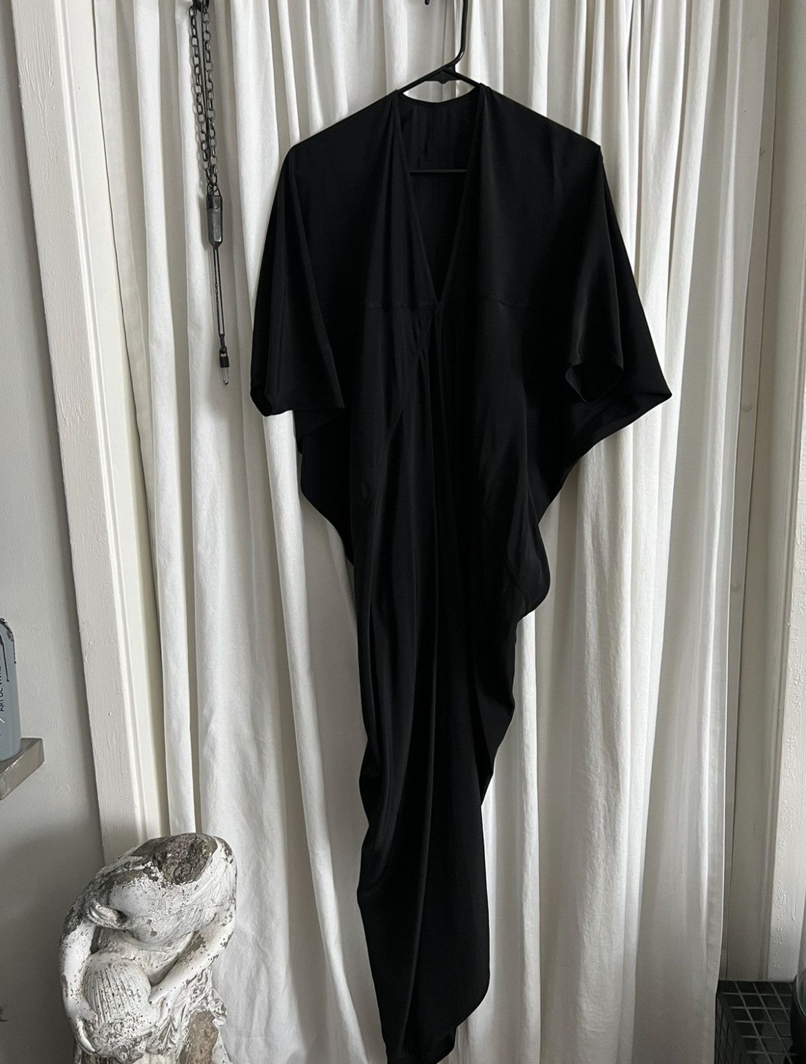 Rick Owens 100% SILK evening Tommykite draped dress M L XL Size US M / EU 48-50 / 2 - 11 Thumbnail