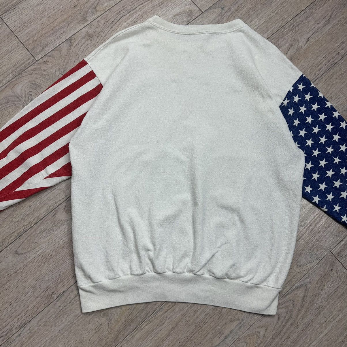 USA Olympics Vintage Atlanta Olympics 1996 USA Flag Crewneck Sweatshirt Size US L / EU 52-54 / 3 - 14 Thumbnail