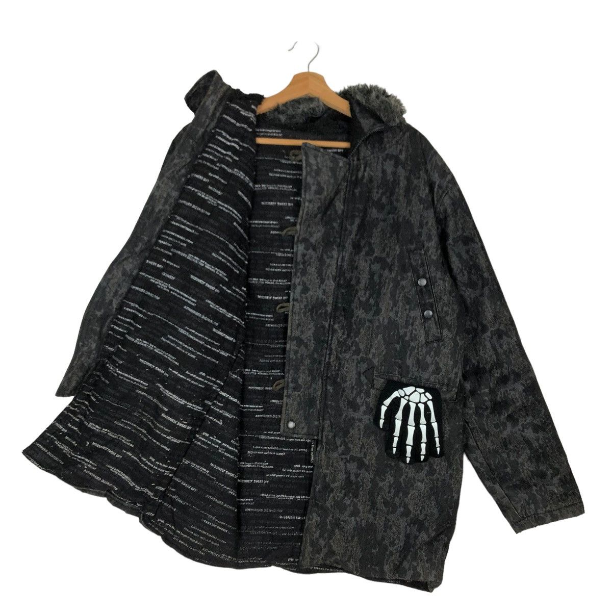 In The Attic 💥90’s Rare Over Size Jacket In The Attic Mink Fur Hoodie Size US M / EU 48-50 / 2 - 2 Thumbnail