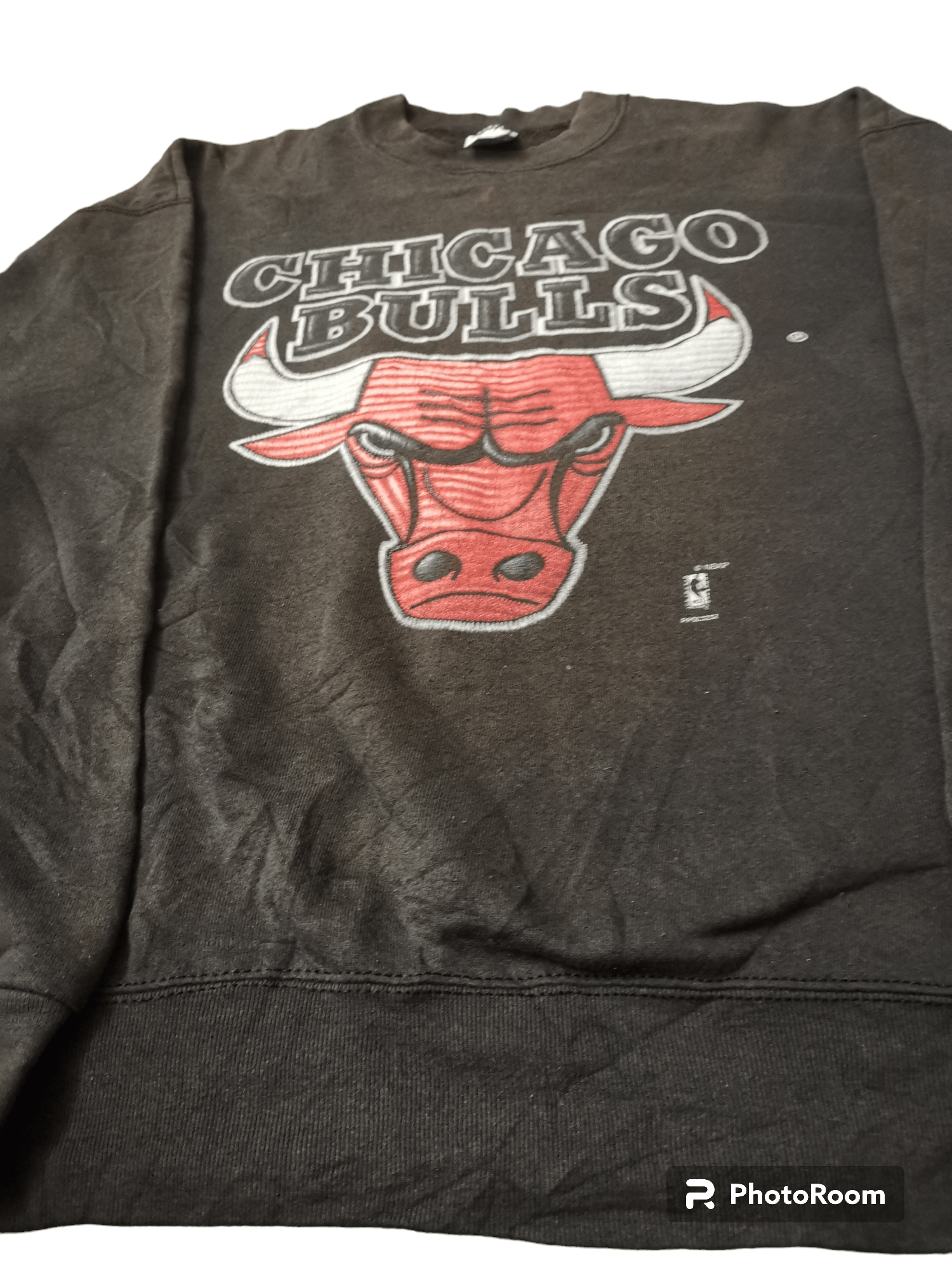 NBA × Vintage 🔥Vtg 90s Sweatshirt Chicago Bulls Size US XL / EU 56 / 4 - 2 Thumbnail