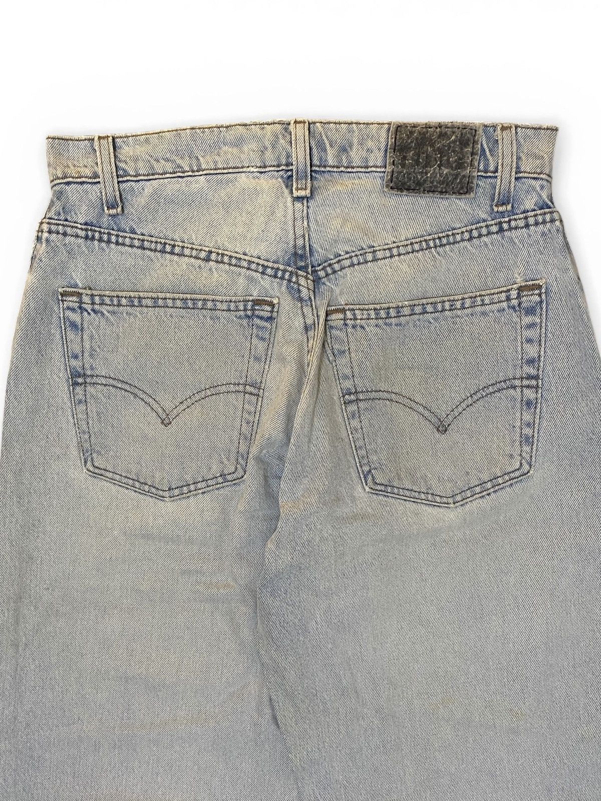 Levi's Vintage 90’s Distressed Baggy Levis Silvertab Purple Tag Size US 30 / EU 46 - 7 Thumbnail