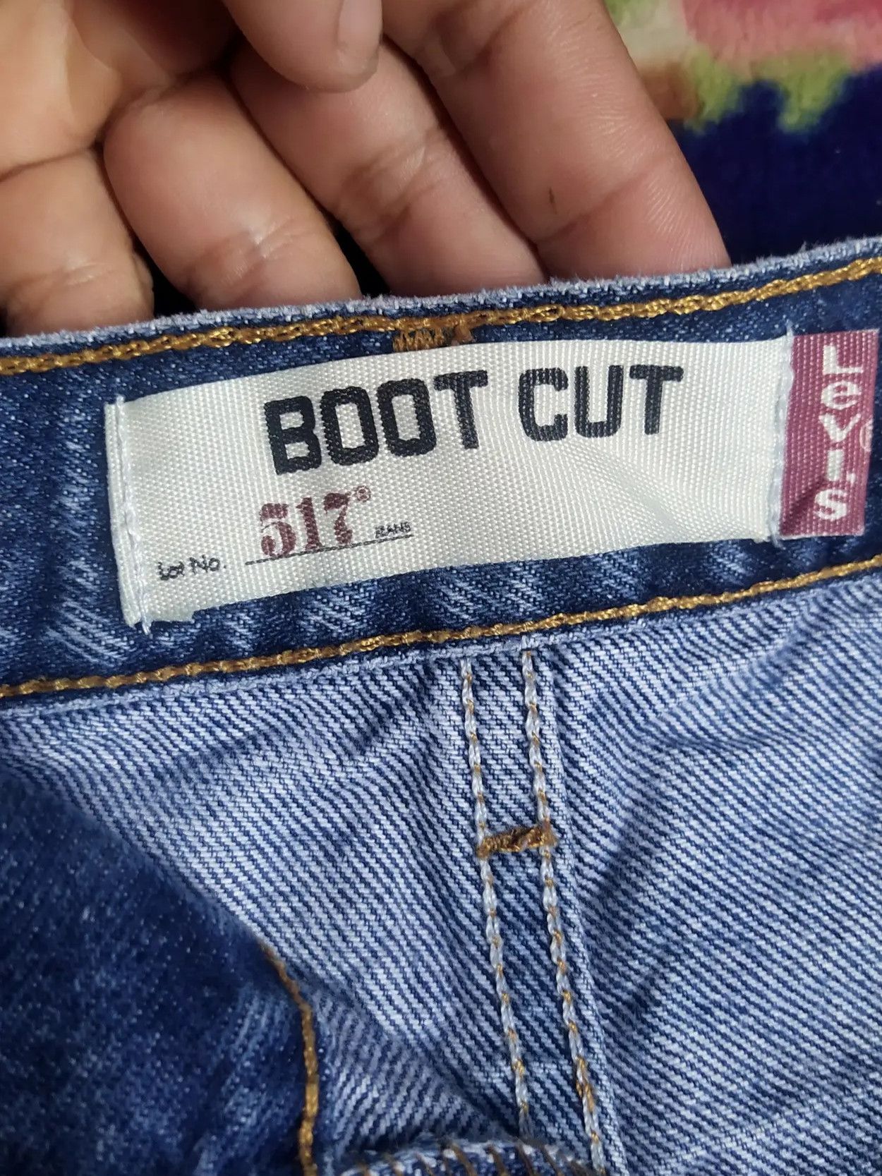 Levi's Vintage Levi’s 517 Bootcut Jeans Distressed Workwear Indigo Size US 36 / EU 52 - 3 Thumbnail
