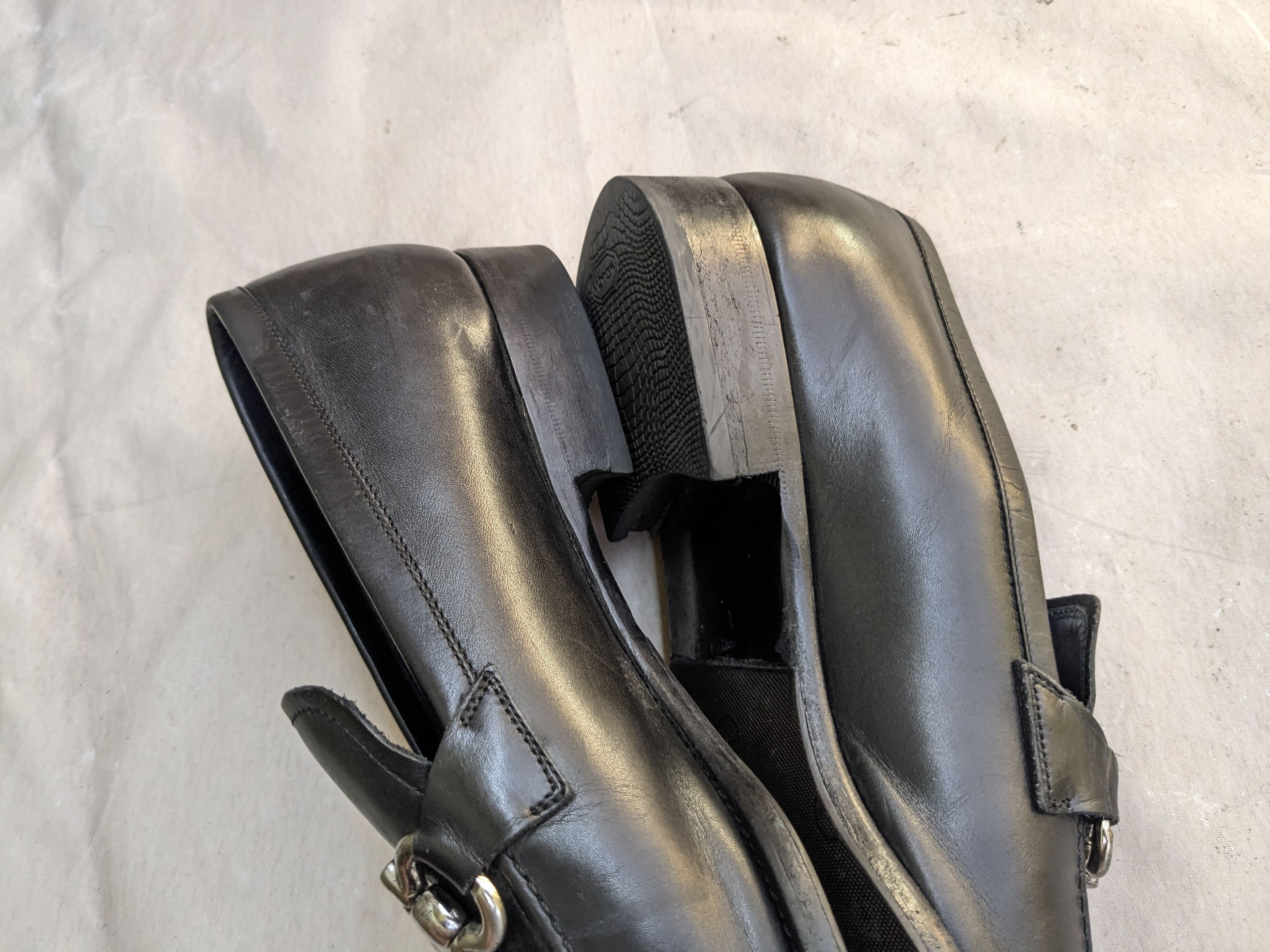 Salvatore Ferragamo × Vintage Salvatore Ferragamo Horsebit Loafers Black 14 D Snaffle Bit Size US 14 / EU 47 - 11 Thumbnail