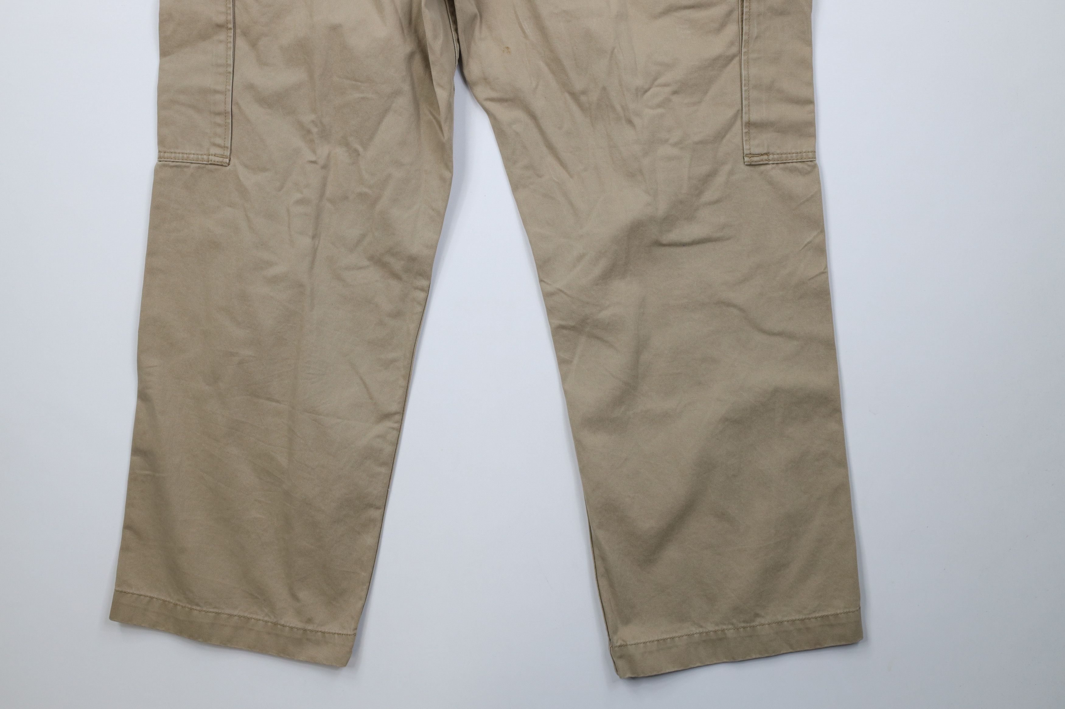 Eddie Bauer Vintage Eddie Bauer Baggy Wide Leg Cargo Pants Beige Cotton Size US 40 / EU 56 - 13 Thumbnail