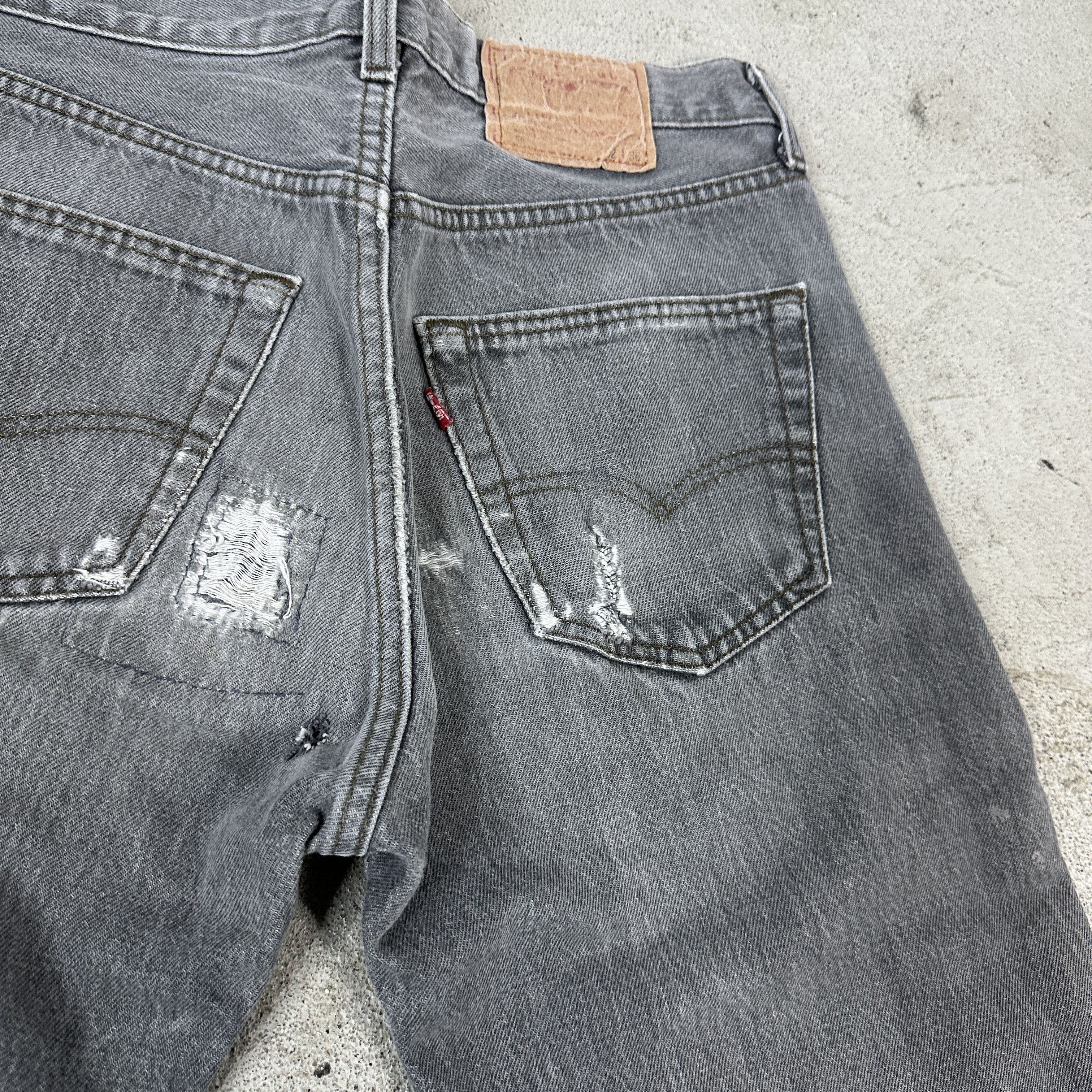 Levi's × Vintage Vintage Denim Levi’s 501 90s Washed&Faded Jeans Size US 32 / EU 48 - 2 Thumbnail