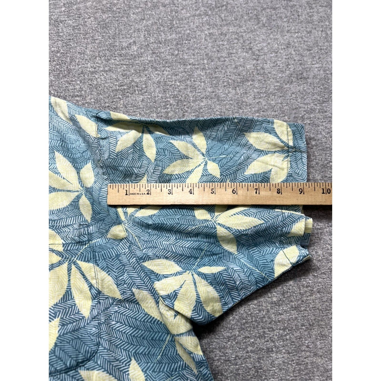 Tommy Bahama VINTAGE Tommy Bahama Men's Lavish Leaves Silk Camp Shirt Medium Blue Geez Relax Size US M / EU 48-50 / 2 - 4 Thumbnail