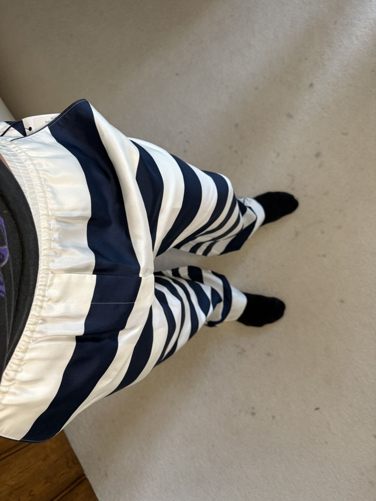 Dolce & Gabbana Dloce & Gabbana silk stripe sailor pants blue white 😍😍😍 Size US 30 / EU 46 - 24 Thumbnail