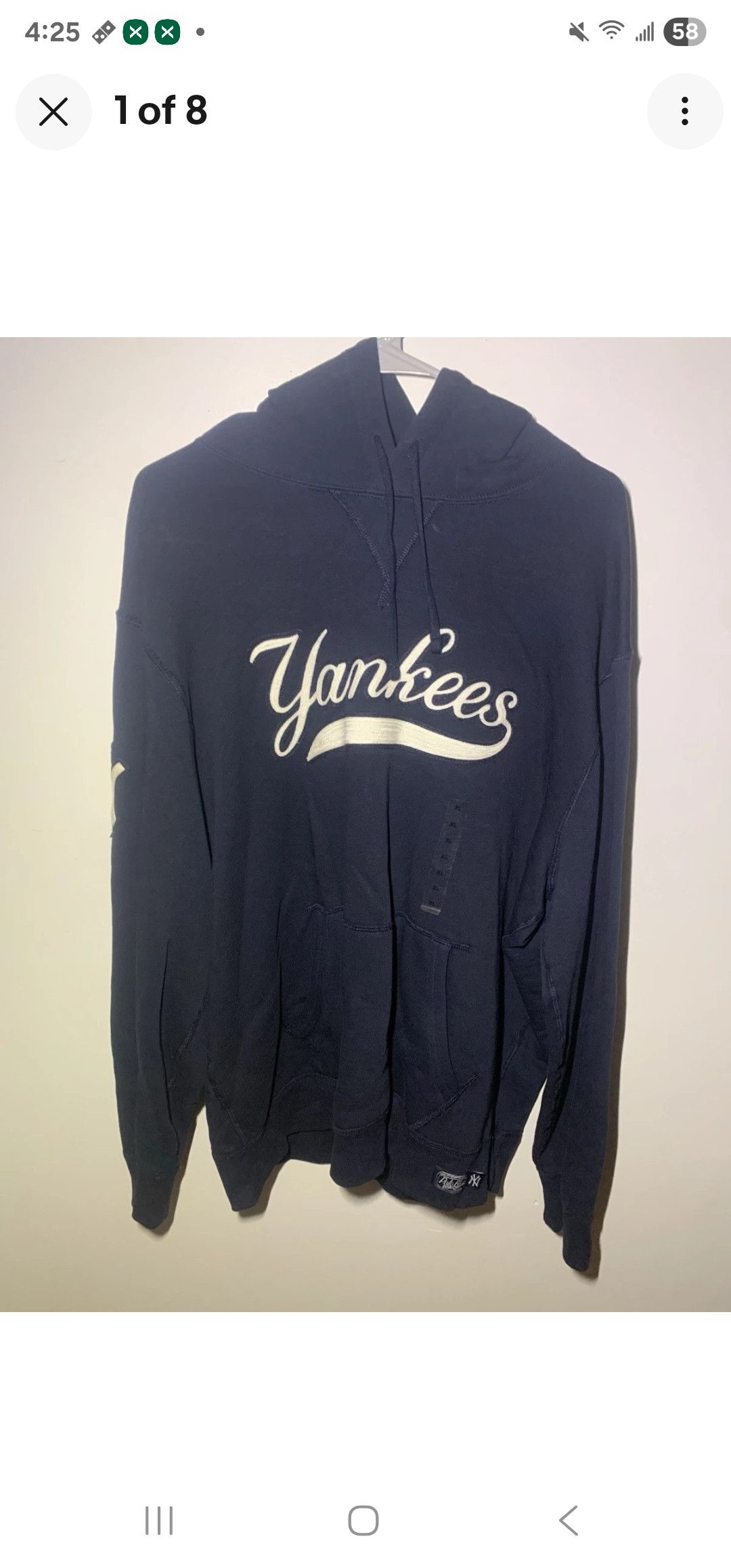 Polo Ralph Lauren Men Polo Yankees hoodie sweater sz XL Size US XL / EU 56 / 4 - 1 Thumbnail