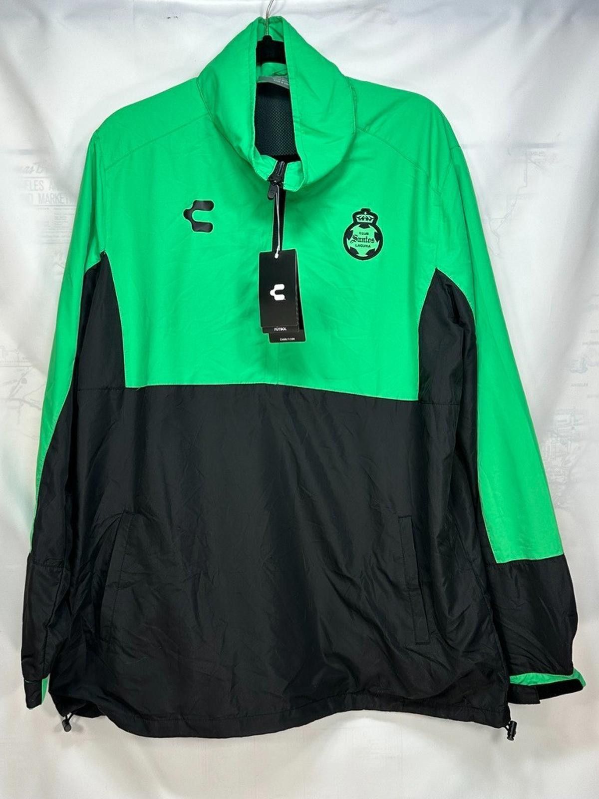 Other Charly Club Santos Laguna 1/2 Zip Pullover Coat Green M Size ONE SIZE - 1 Thumbnail