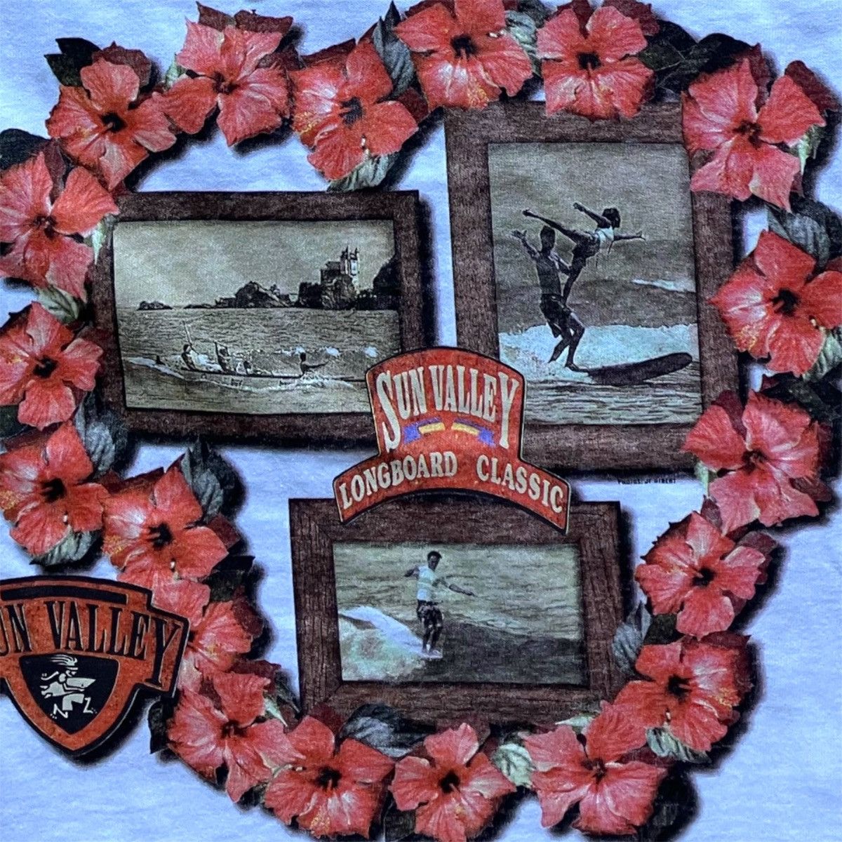 Vintage 90s Biarritz Surf Festival Tee Shirt L’esprit D’Hawaii Size US XL / EU 56 / 4 - 4 Thumbnail
