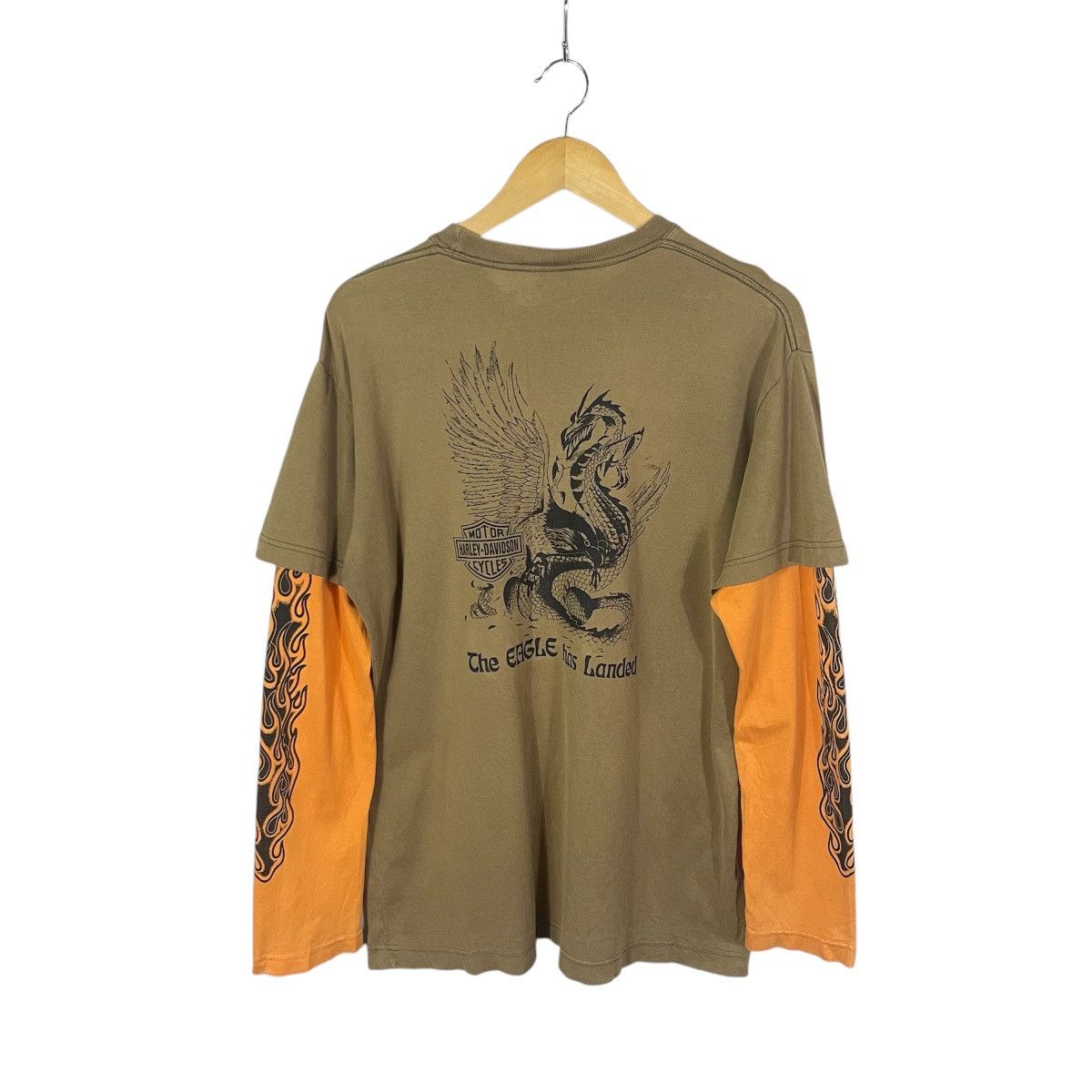 Harley Davidson × Hype × Streetwear (XXL)THRASHED & FADED