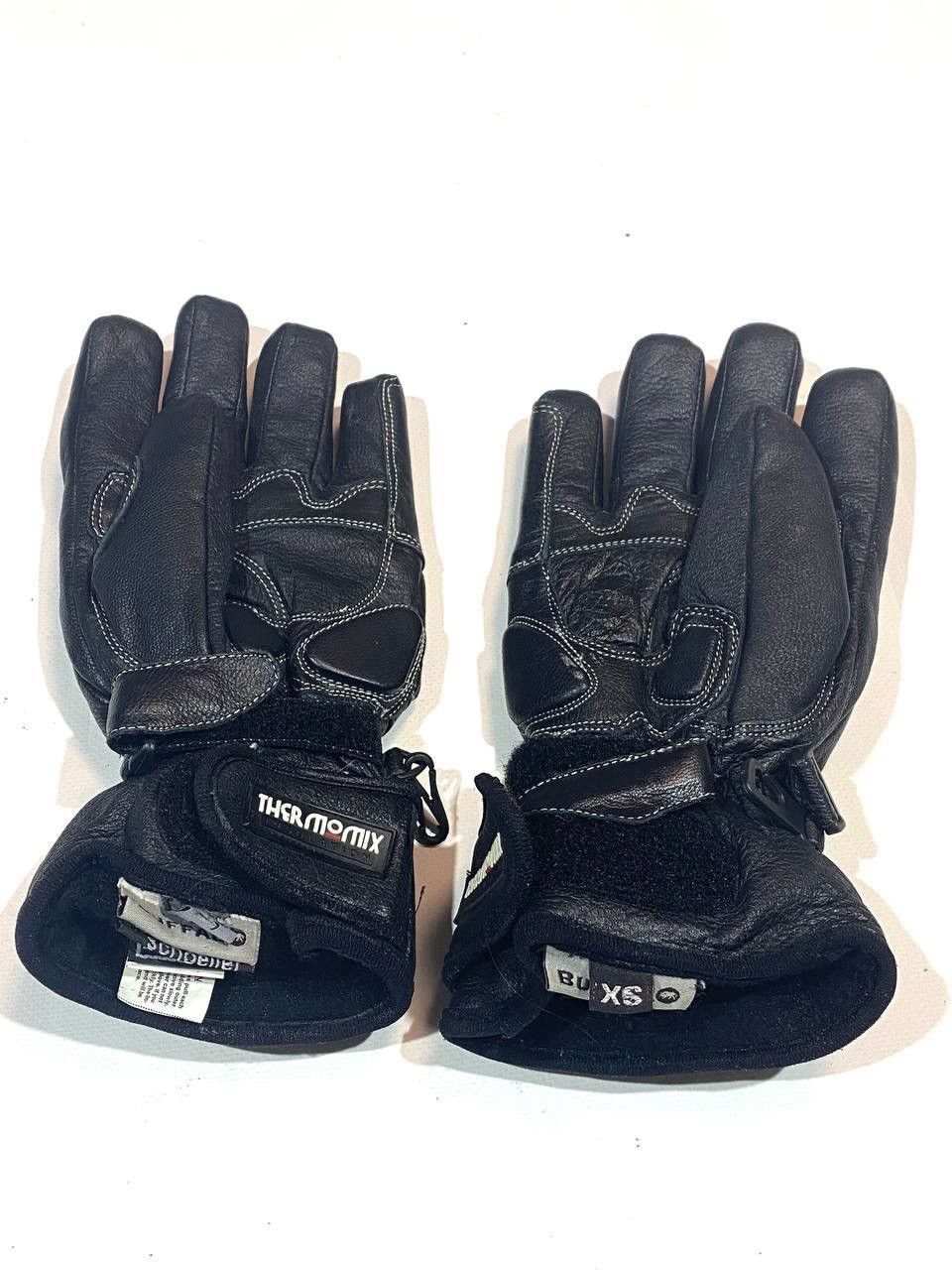 Leather Buffalo Leather Racing Moto Gloves Size ONE SIZE - 6 Thumbnail