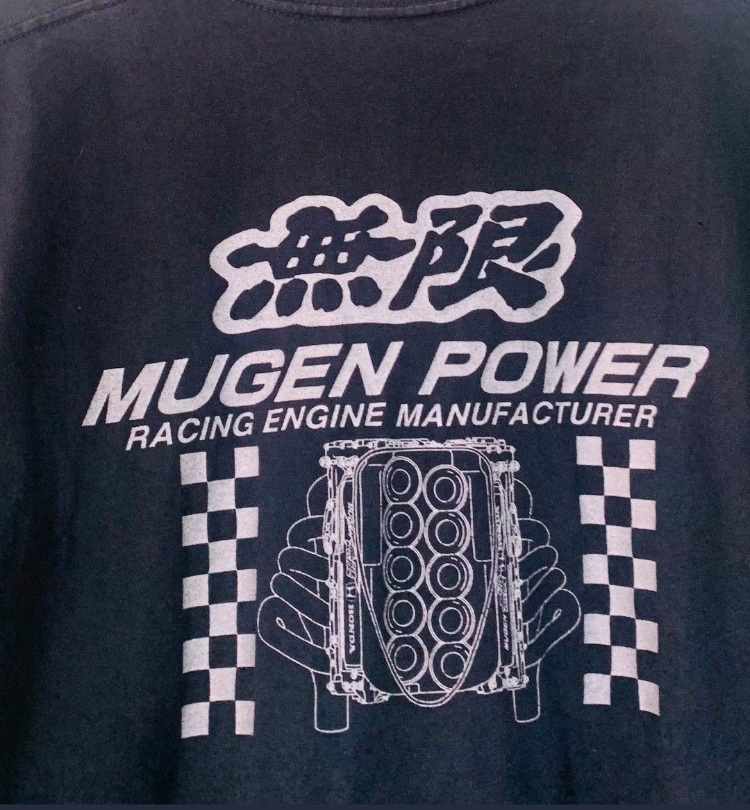Honda 90s Mugen Single Pocket Made In Usa T-shirts Size US L / EU 52-54 / 3 - 3 Thumbnail