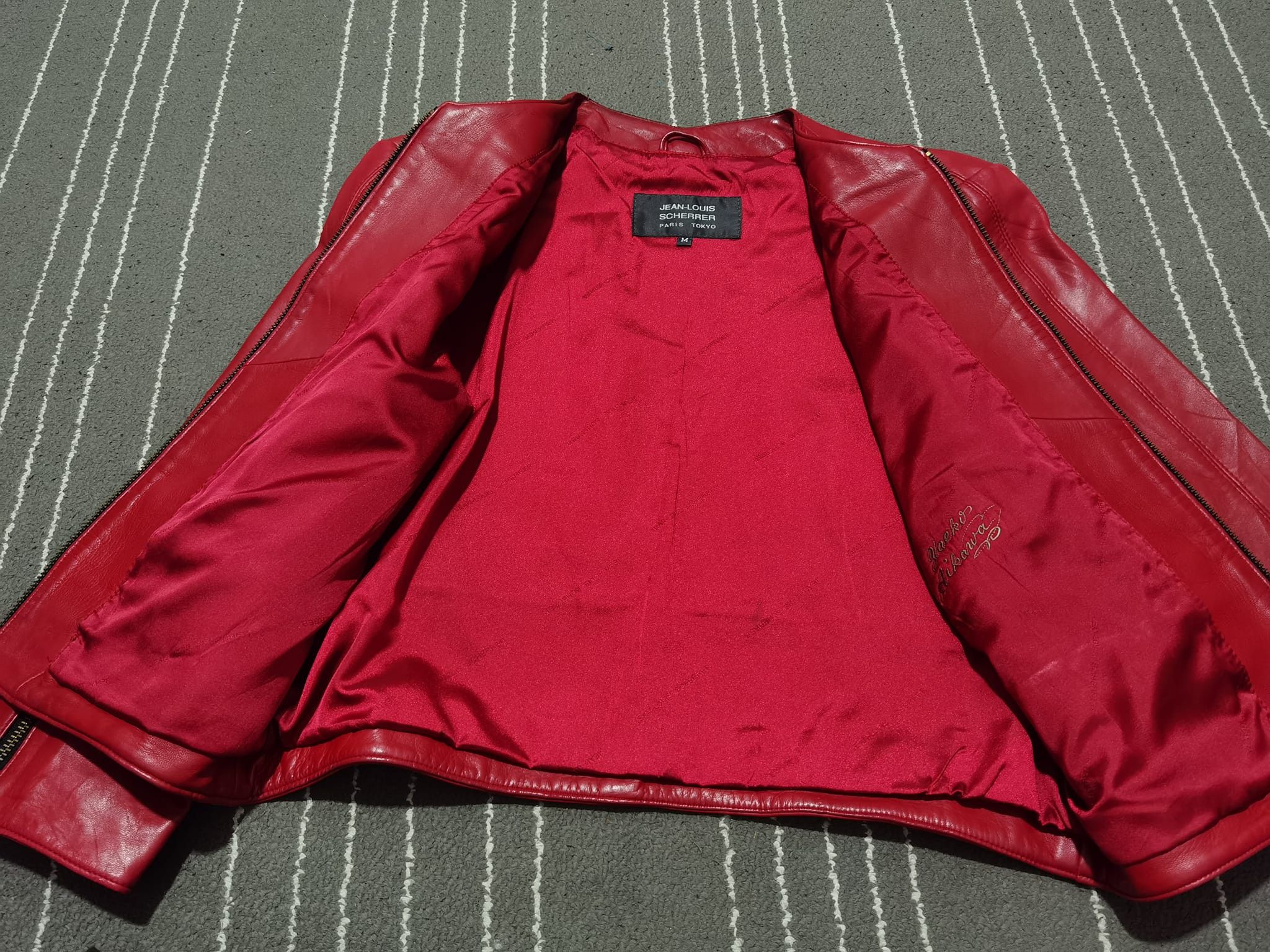 Designer × Jean-Louis Scherrer × Vintage JEAN-LOUIS SCHERRER X Yaeko Aikawa leather jacket S 2238 Size S / US 4 / IT 40 - 8 Thumbnail