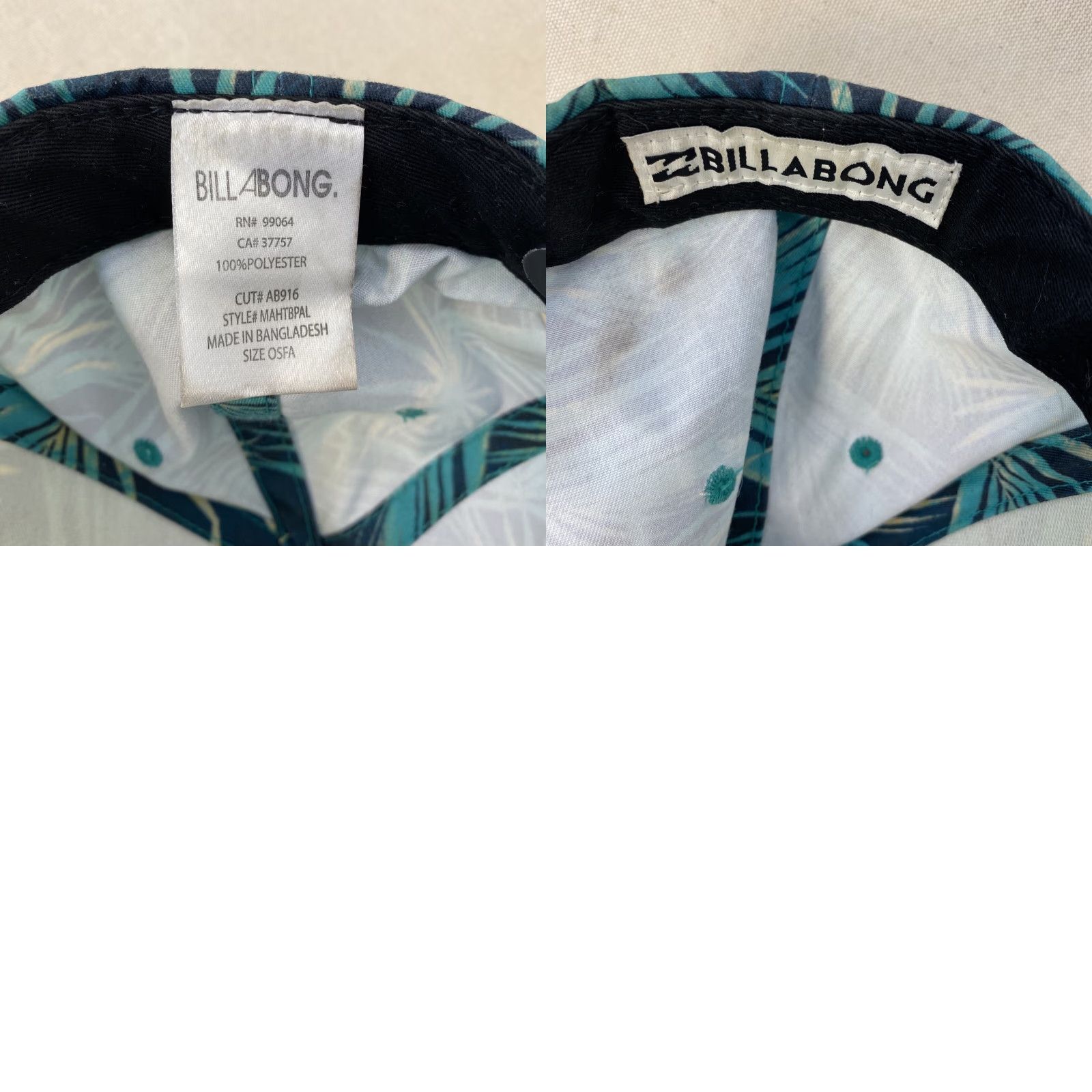 Billabong Billabong Palmdale Flat Bill Snapback Hat / H101 Men One Size Green Flat Cap Billabong Palmdale Flat Bill Snapback Hat / H101 Size ONE SIZE - 8 Thumbnail