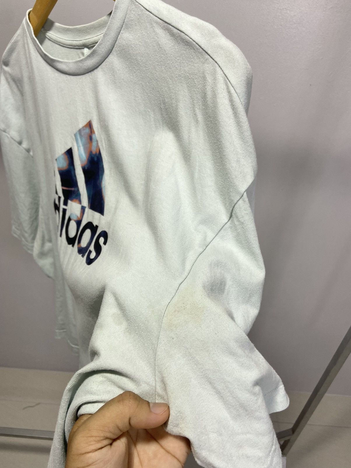 Adidas Adidas Cropped T shirt Size XL / US 12-14 / IT 48-50 - 4 Thumbnail