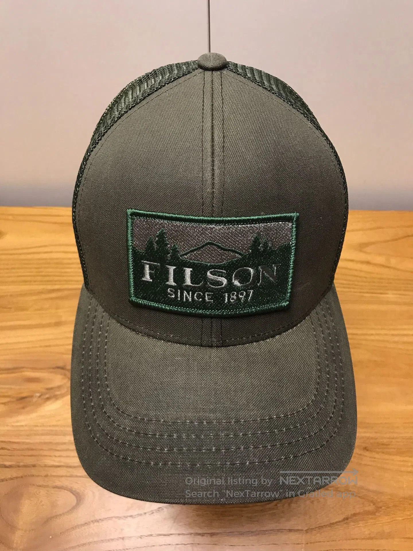 Filson Filson Otter Green Waxed Canvas Cap. Size ONE SIZE - 4 Thumbnail