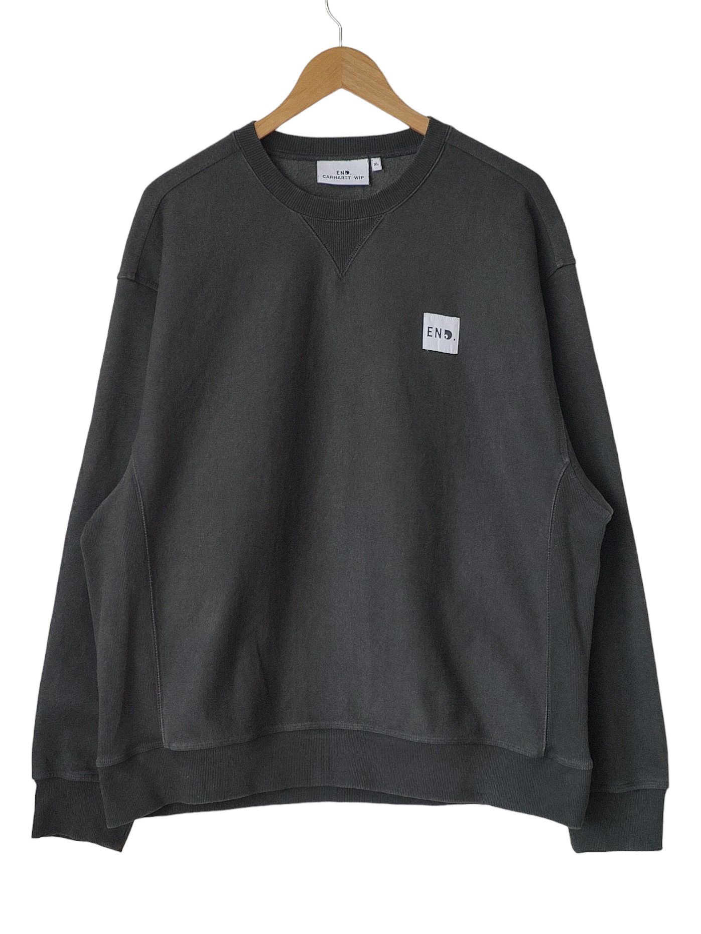 Carhartt × Carhartt Wip × END. Carhartt WIP x END Clothing Khaki American Sweatshirt Size US XL / EU 56 / 4 - 2 Thumbnail