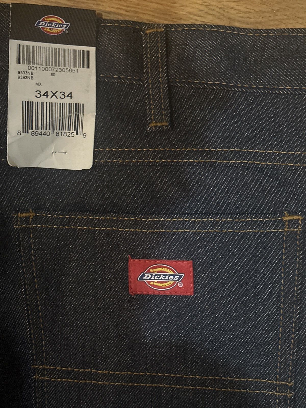 Dickies Dickies 34x34 Dark Blue/Navy Denim Jeans Size US 34 / EU 50 - 3 Thumbnail
