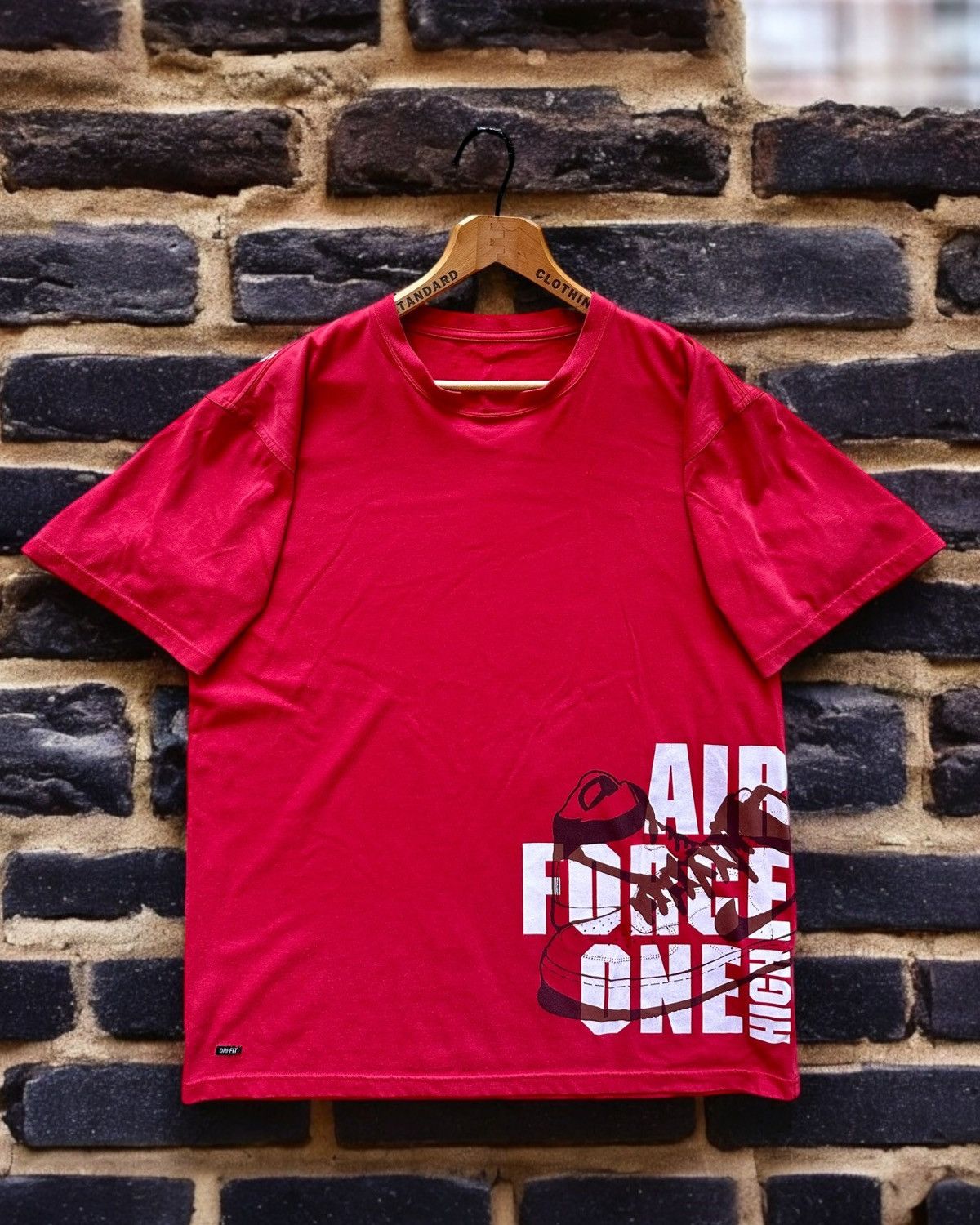 Nike × Vintage 2000s Nike Air Force One Tee Size US XL / EU 56 / 4 - 1 Thumbnail