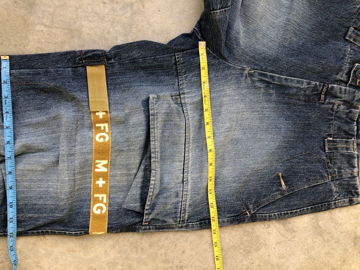 Marithe + Francois Girbaud Le Jean Marithe Francois Gurbaud Y2k M+FG Strap Baggy Denim Size US 34 / EU 50 - 11 Thumbnail