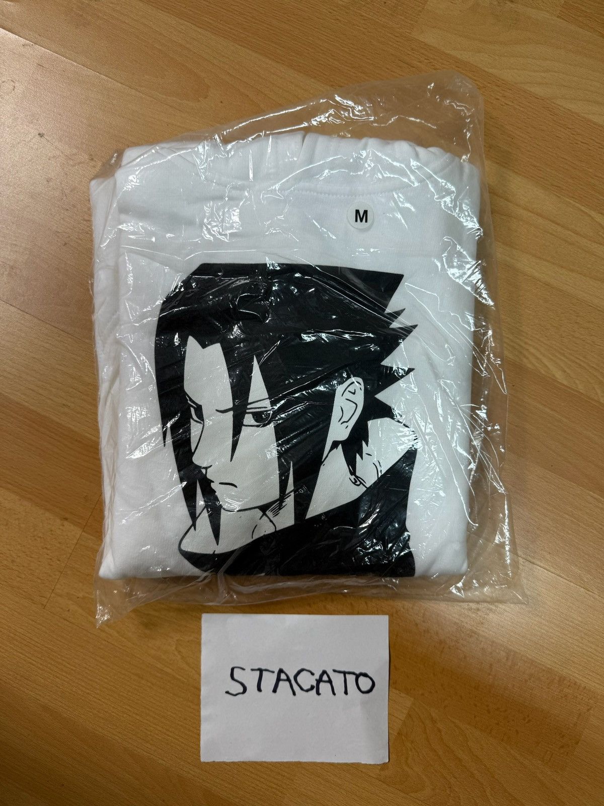 Glo Gang × Gnarcotic Gnarcotic Naruto Sasuke Hoodie White Medium Size US M / EU 48-50 / 2 - 2 Thumbnail