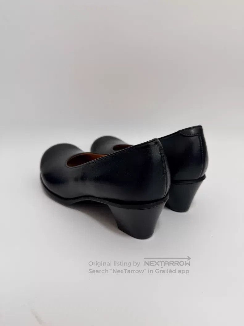 Comme des Garcons Comme des Garcons Black Leather Shoes Size US 7.5 / IT 37.5 - 5 Thumbnail