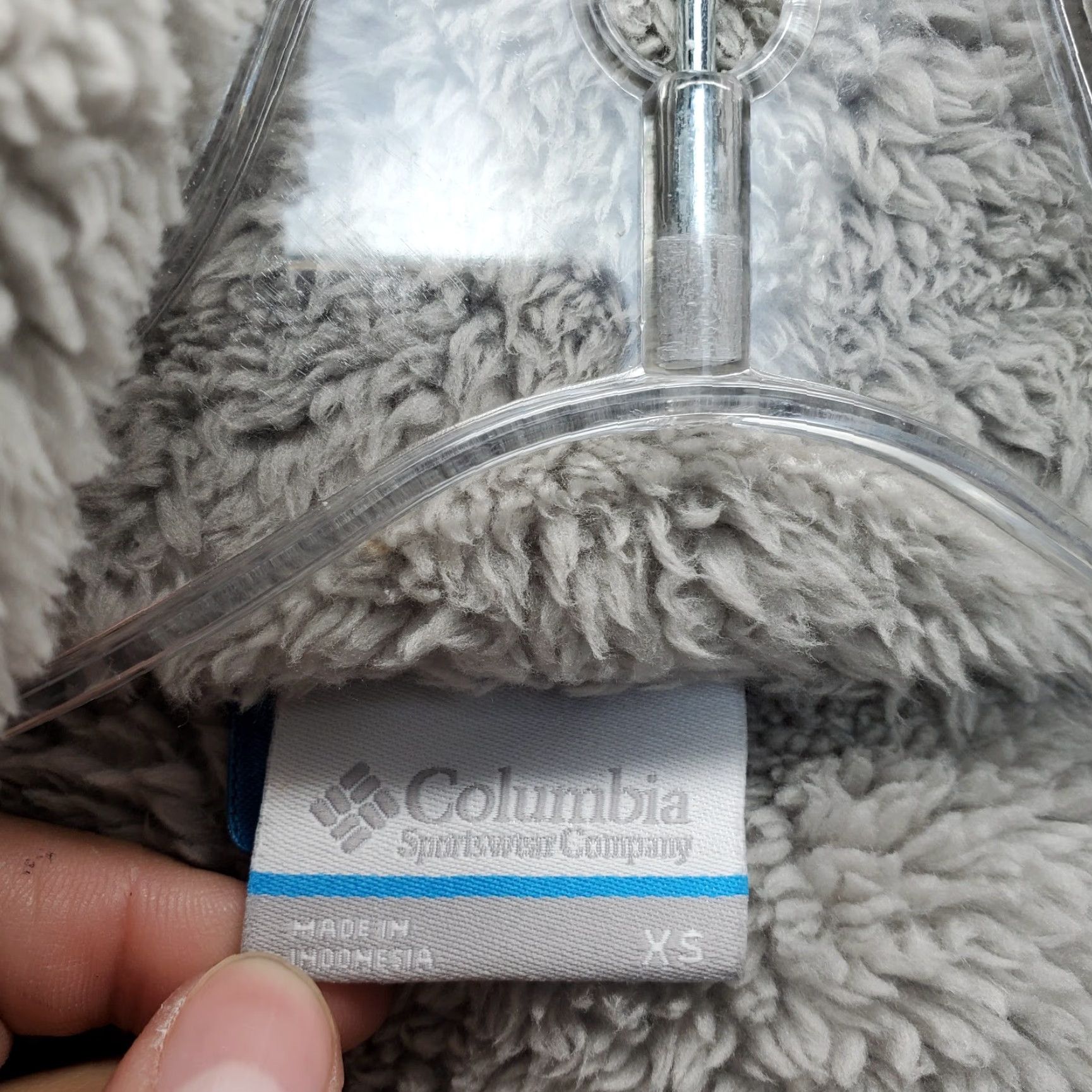 Logo 7 Columbia Teddy Fleece Jacket Womens XS Gray Full Zip Embroidered Logo Outdooroutdoor? Size XS / US 0-2 / IT 36-38 - 6 Thumbnail