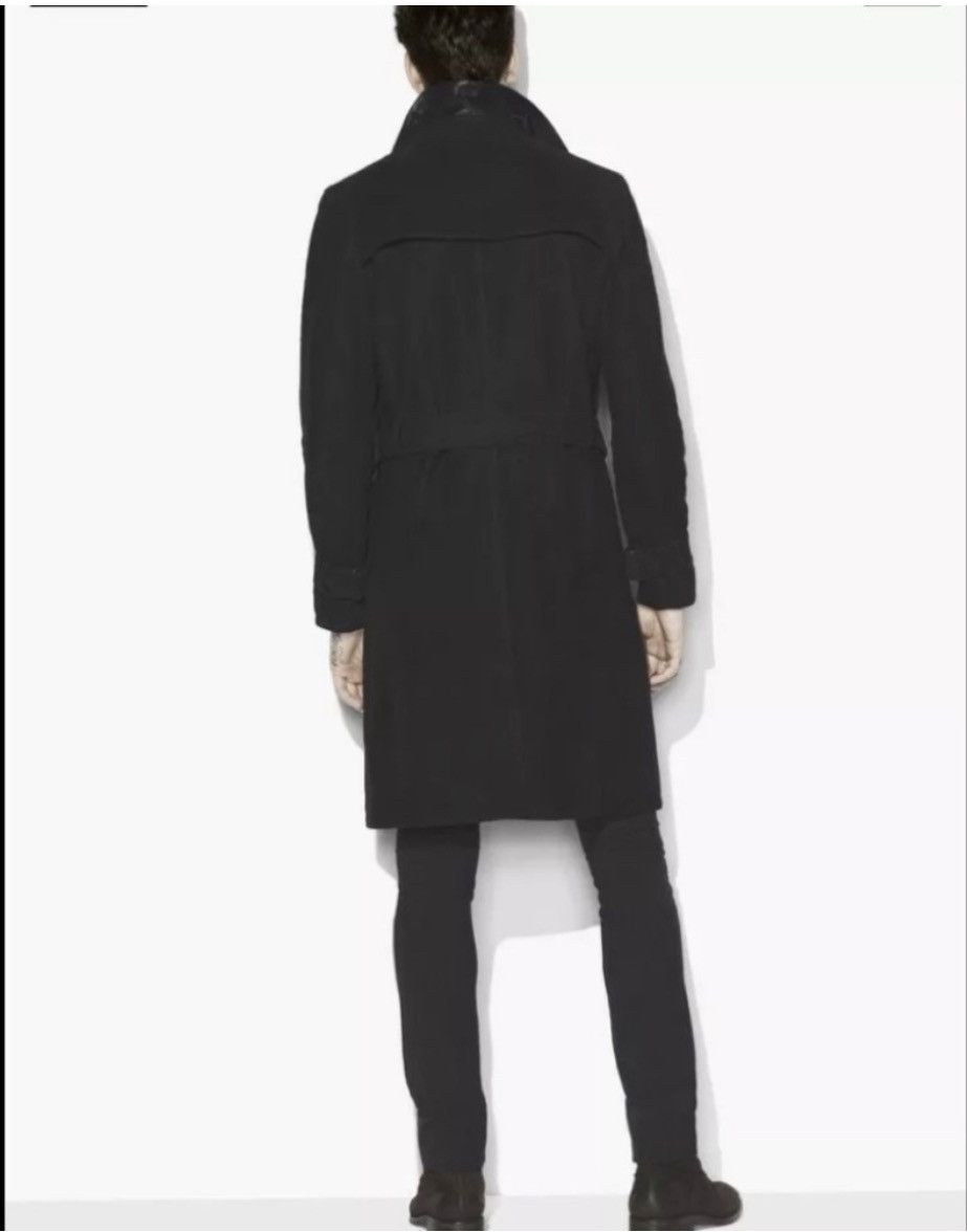 John Varvatos Suede Trench Coat EU 58 USA 48 Size US XXL / EU 58 / 5 - 6 Thumbnail