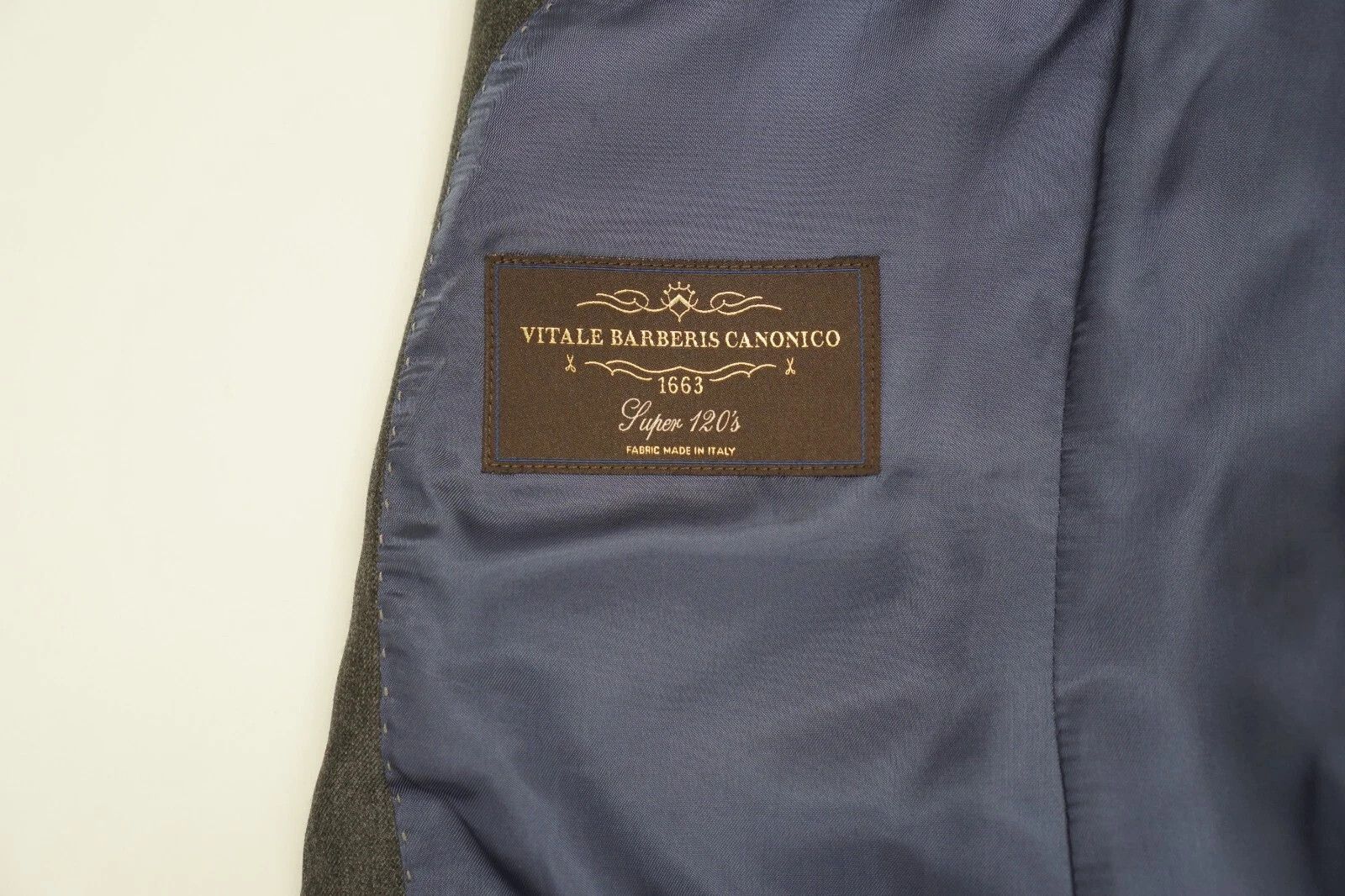 Suitsupply Men Suitsupply Suit Grey La Spalla Vitale Barberis 120s US36 Size 36R - 3 Thumbnail