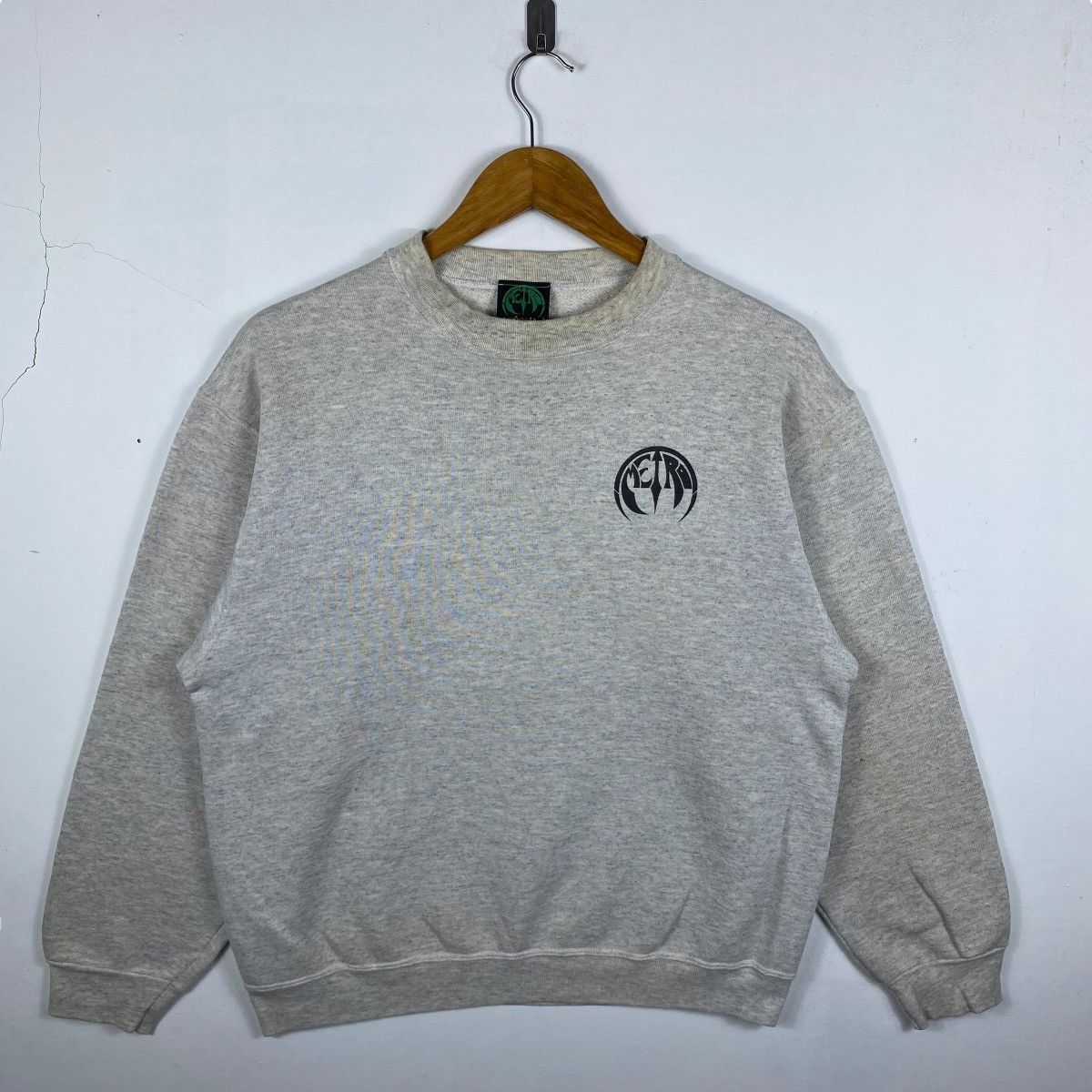 Vintage Vintage 90's METRO Cyberpunk Anime Graphic Crewneck Size US L / EU 52-54 / 3 - 4 Thumbnail
