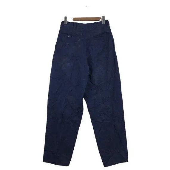 Other Vtg 90’ BIGLIDUE MILANO ITALY Blue Casual Pant Trouser Slack Size 28" / US 6 / IT 42 - 2 Thumbnail