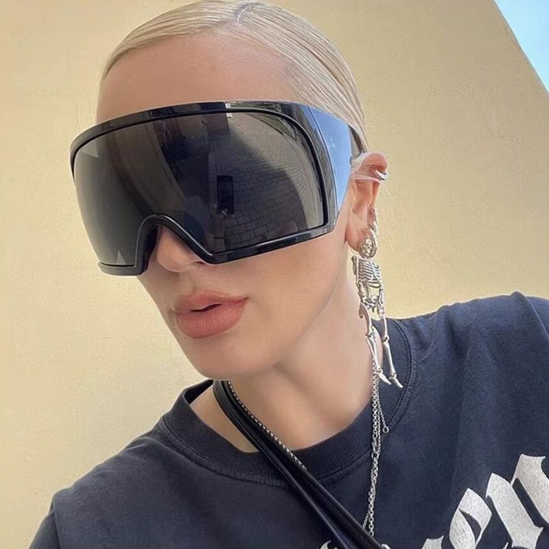 VIBE Modern Street ins style custom avant-garde sunglasses Size ONE SIZE - 4 Thumbnail