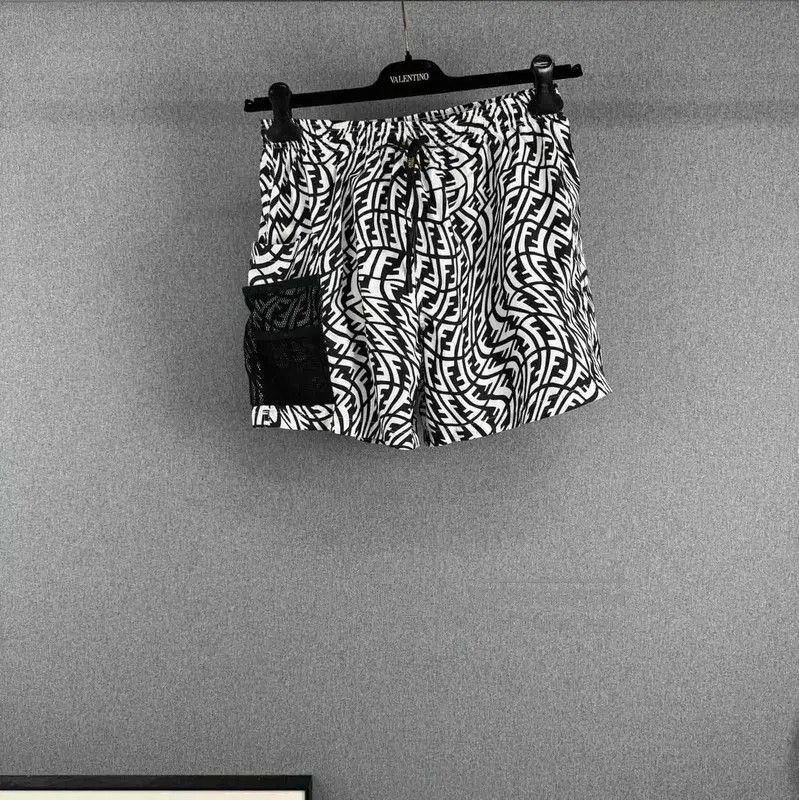 Fendi Fendi Women's Black Printed Shorts . Size 23" - 1 Thumbnail