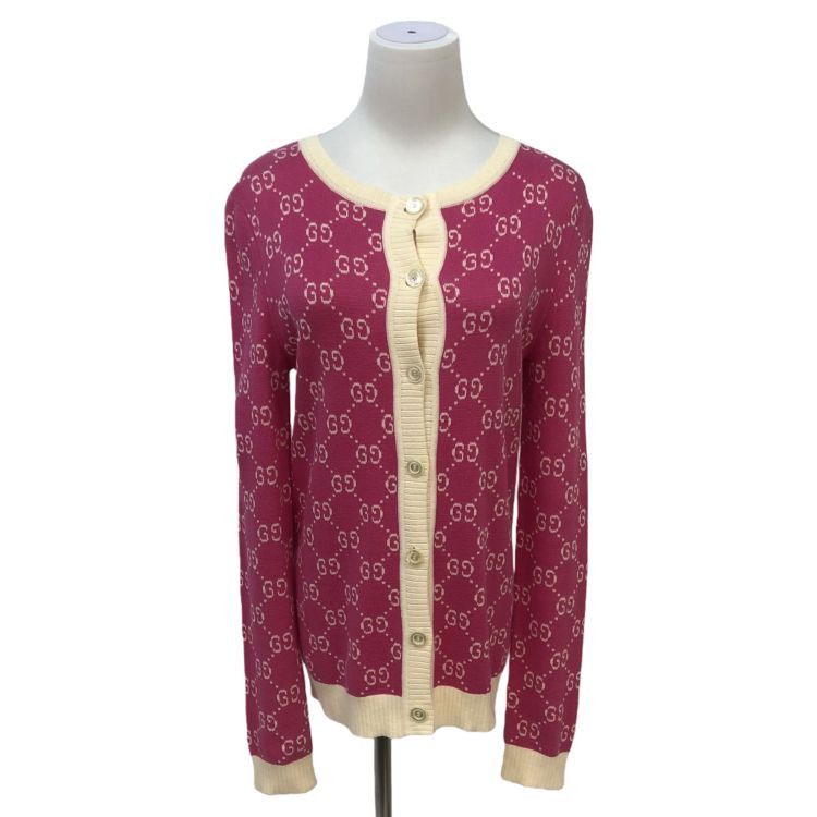 Gucci Gucci GG Logo Cardigan Size XS Size XS / US 0-2 / IT 36-38 - 1 Thumbnail