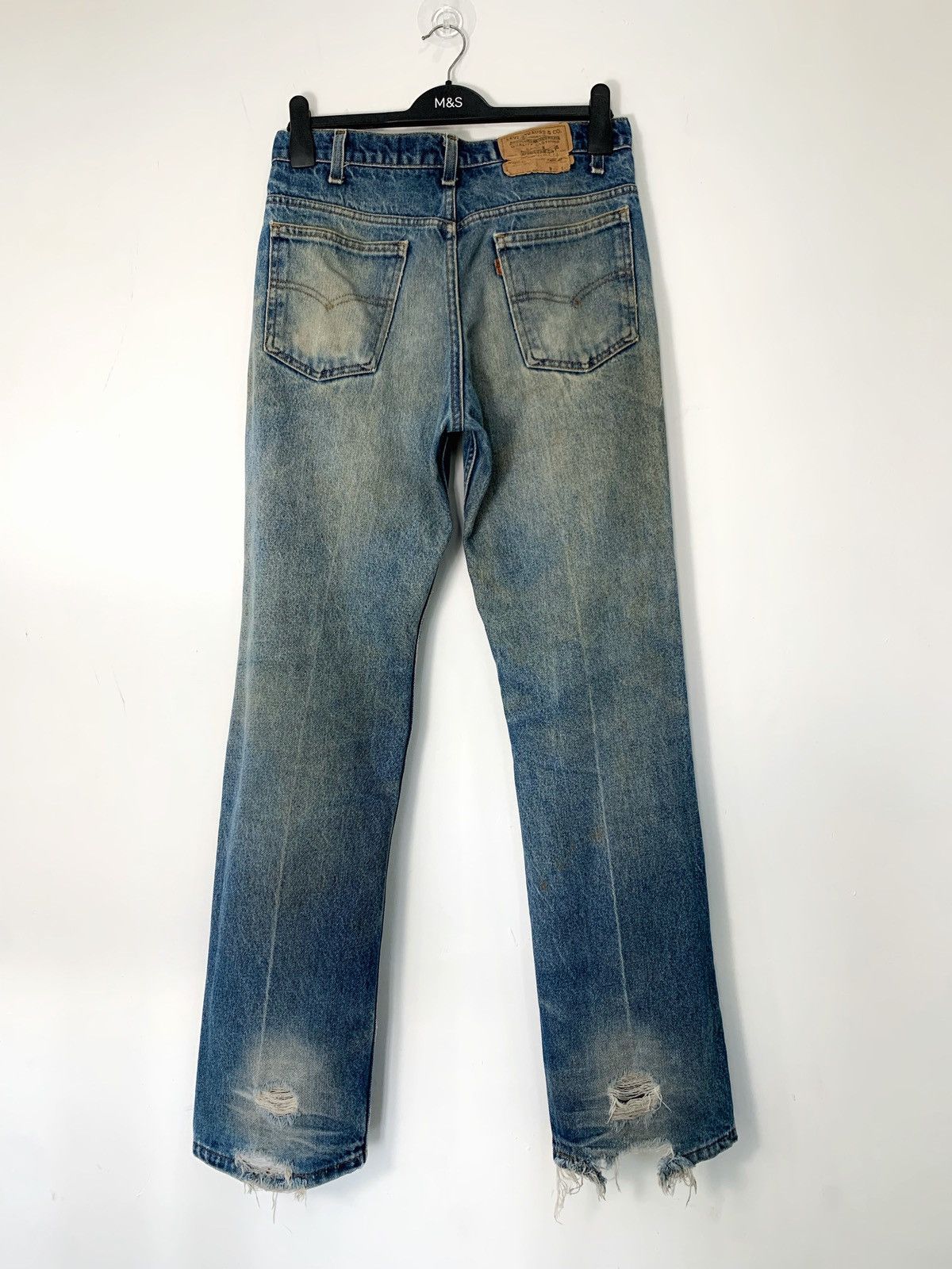 LVC 80s levis 517 distressed blue jeans usa orange tabs Size US 31 - 2 Thumbnail