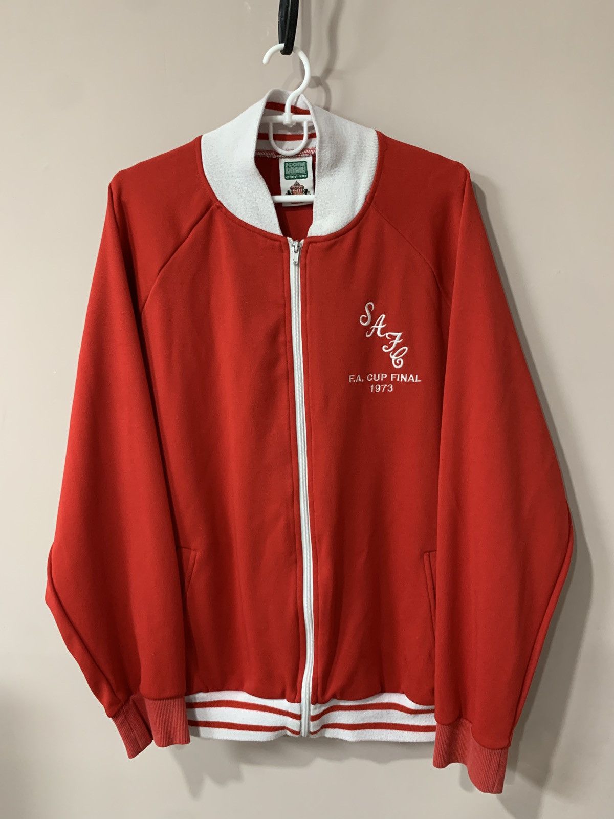 Vintage Sunderland 1973 Cup Final Retro Jacket Soccer Score Draw XL Size US XL / EU 56 / 4 - 1 Thumbnail