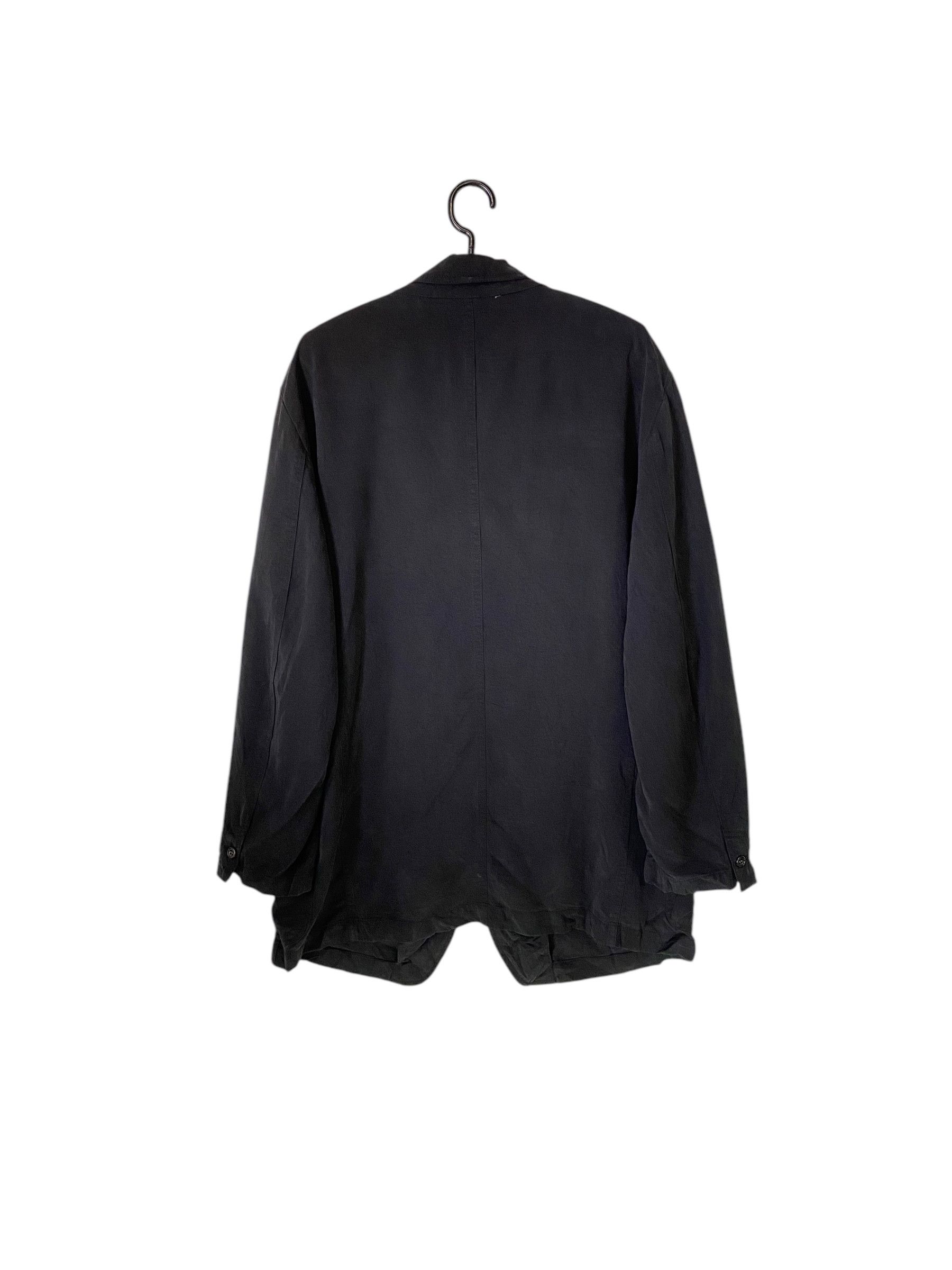 Japanese Brand × Vintage 90s Omori Planning Tencel chore jacket Size US M / EU 48-50 / 2 - 2 Thumbnail