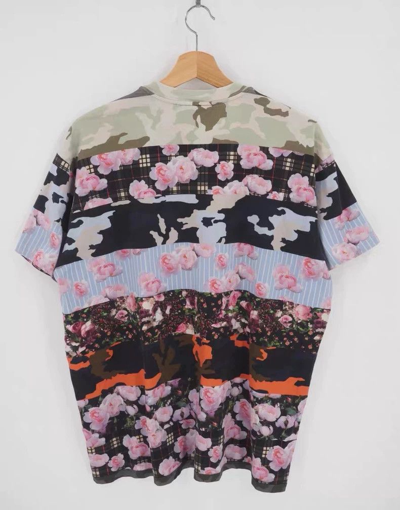 Givenchy Givenchy Camouflage Floral Patchwork Short Sleeve Size US XXS / EU 40 - 2 Thumbnail