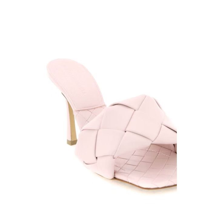 Bottega Veneta o1loc1c0824 608854 Lido Mules in Light Pink Size US 8 / IT 38 - 3 Thumbnail
