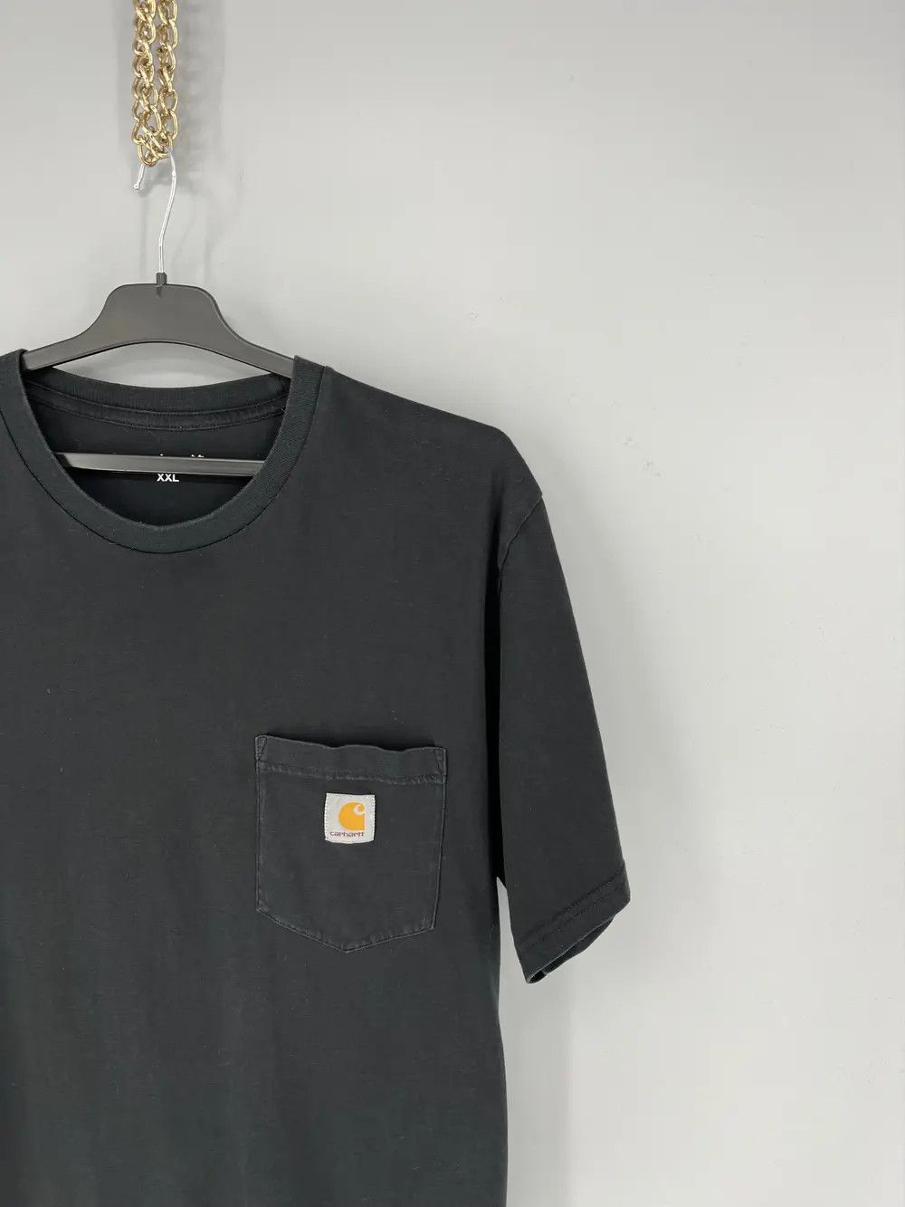 Other Vintage Y2K CARHARTT Mini Logo Faded Thrashed Tee 90s Size US XXL / EU 58 / 5 - 4 Thumbnail