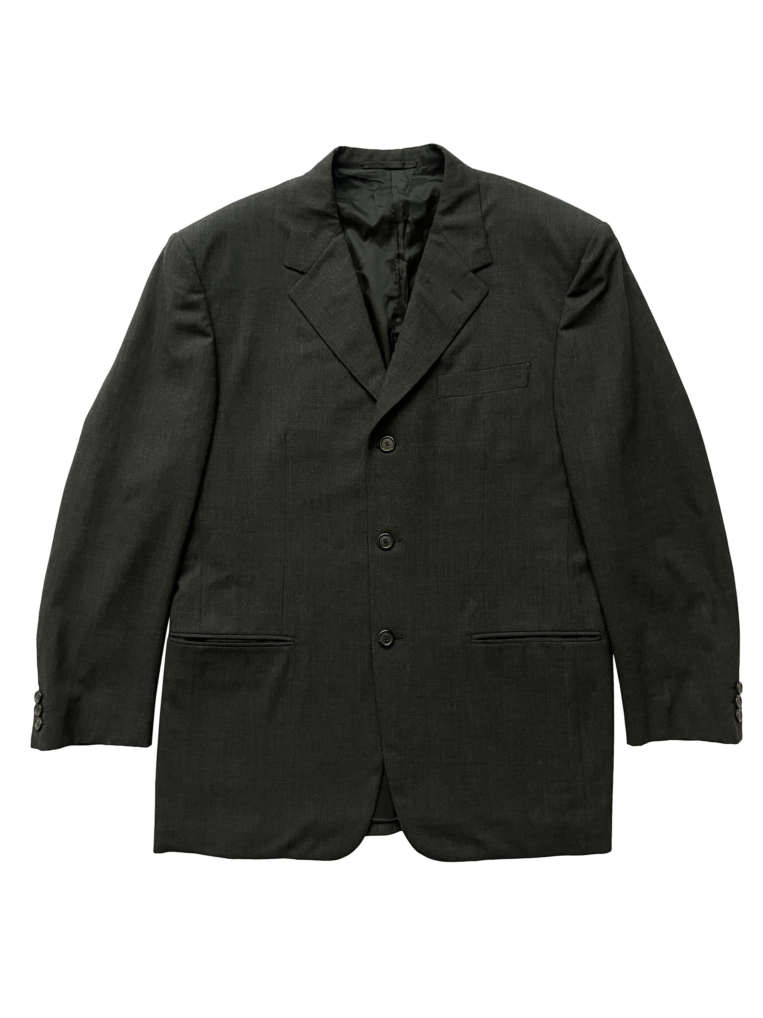Prada ⚡️QUICK SALE⚡️Prada Dark Gray Blazer Jacket Size US L / EU 52-54 / 3 - 1 Thumbnail