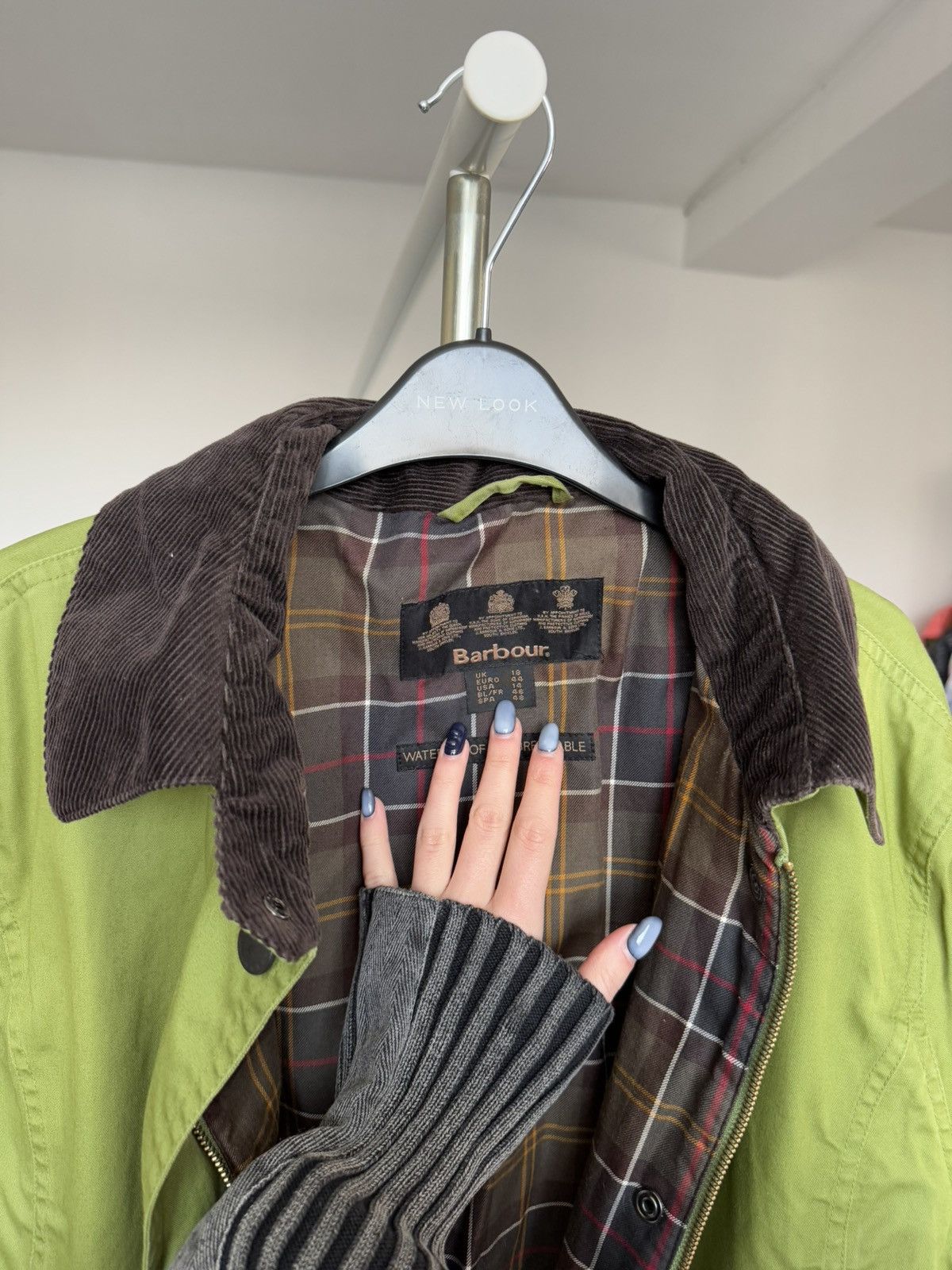 Barbour Vintage Barbour Waterproof Green Short Coat Size XL / US 12-14 / IT 48-50 - 8 Thumbnail