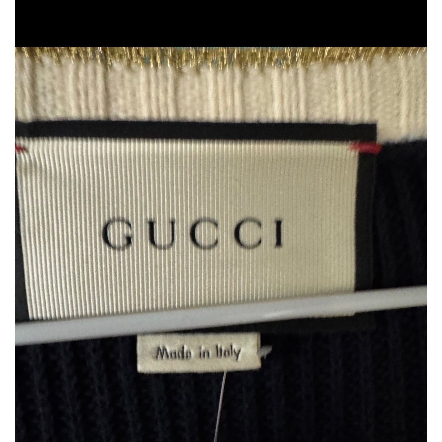 Gucci Gucci Straight Blue Embroidered Cardigan - Size S Size S / US 4 / IT 40 - 5 Thumbnail